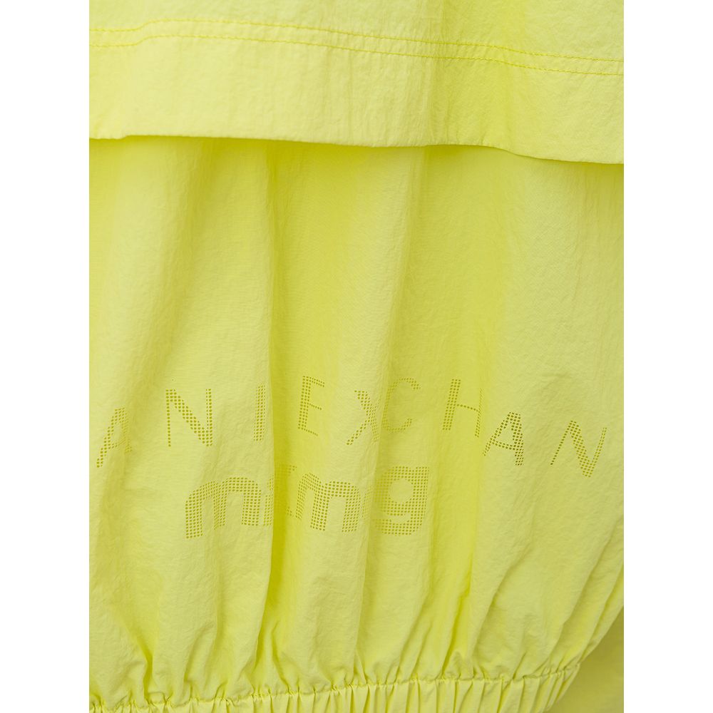 Armani Exchange Yellow Bomber for Women detail view