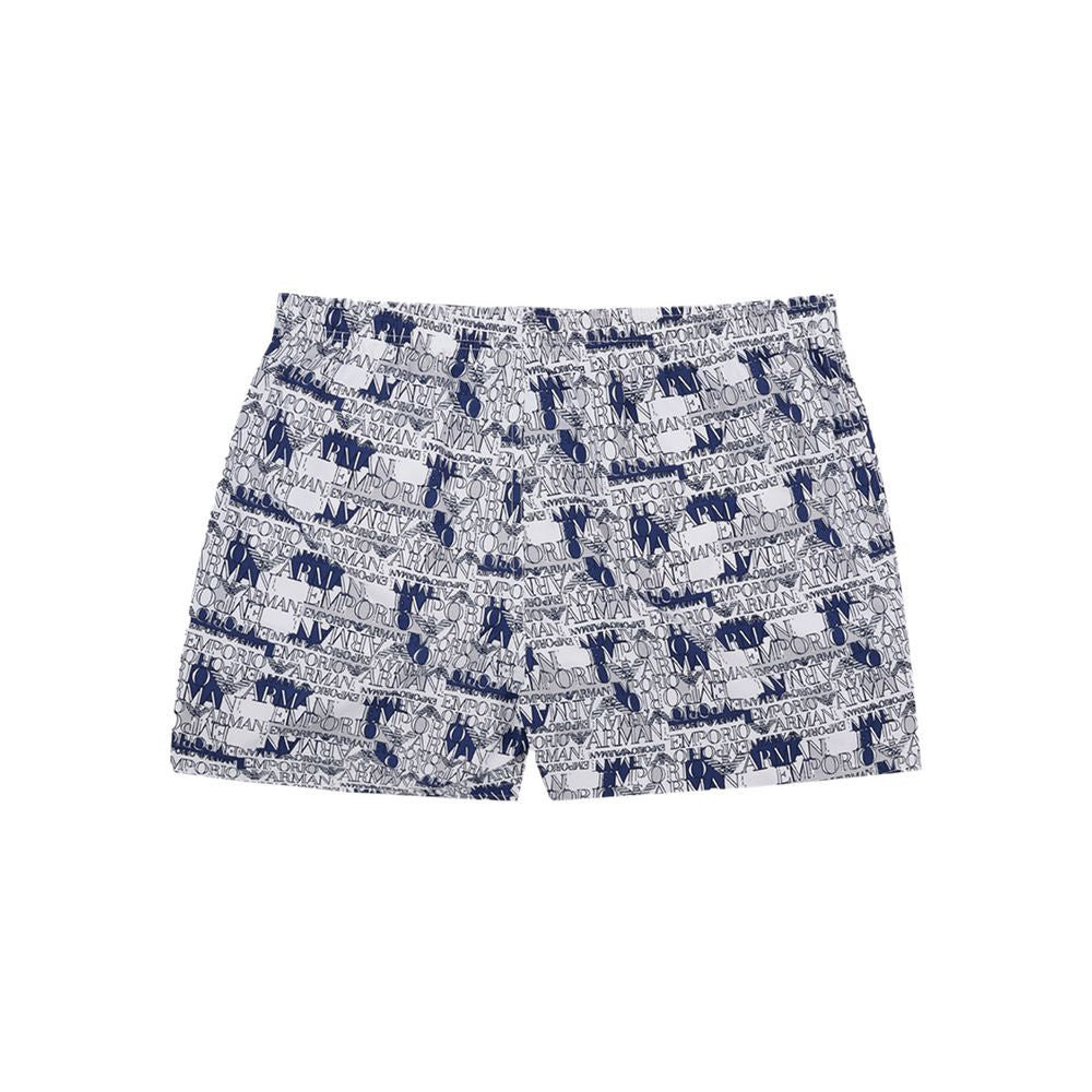 Emporio Armani White Swim Shorts for Men alternate view
