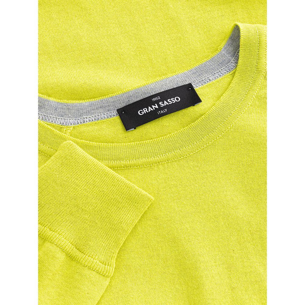 Gran Sasso Yellow Sweatshirt for Men detail view