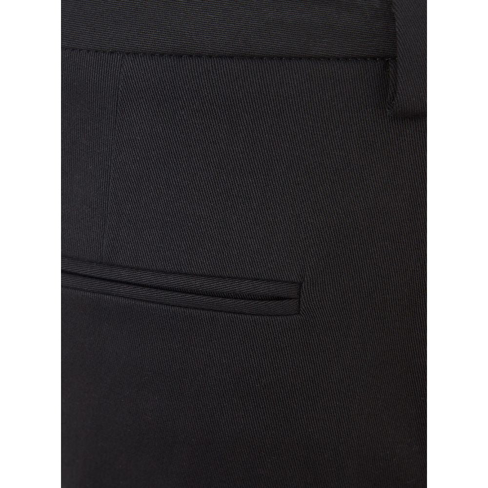 Lardini Italian Elegance Schwarze Baumwollhose