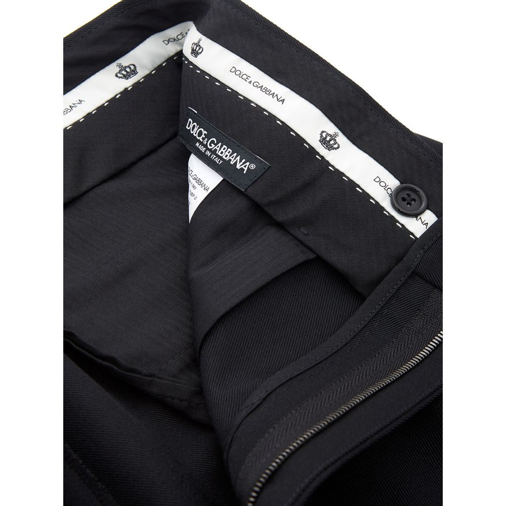 Dolce & Gabbana Black Dress Pants for Men detail view