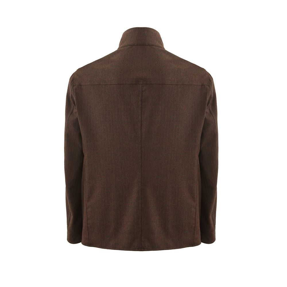Manteau en laine bleu Lardini