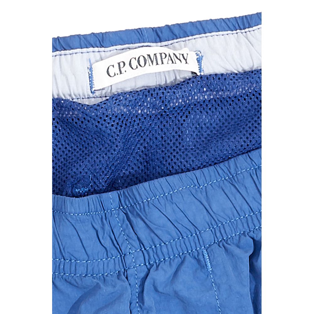 C.P. Company Blue Swim Shorts for Men detail view