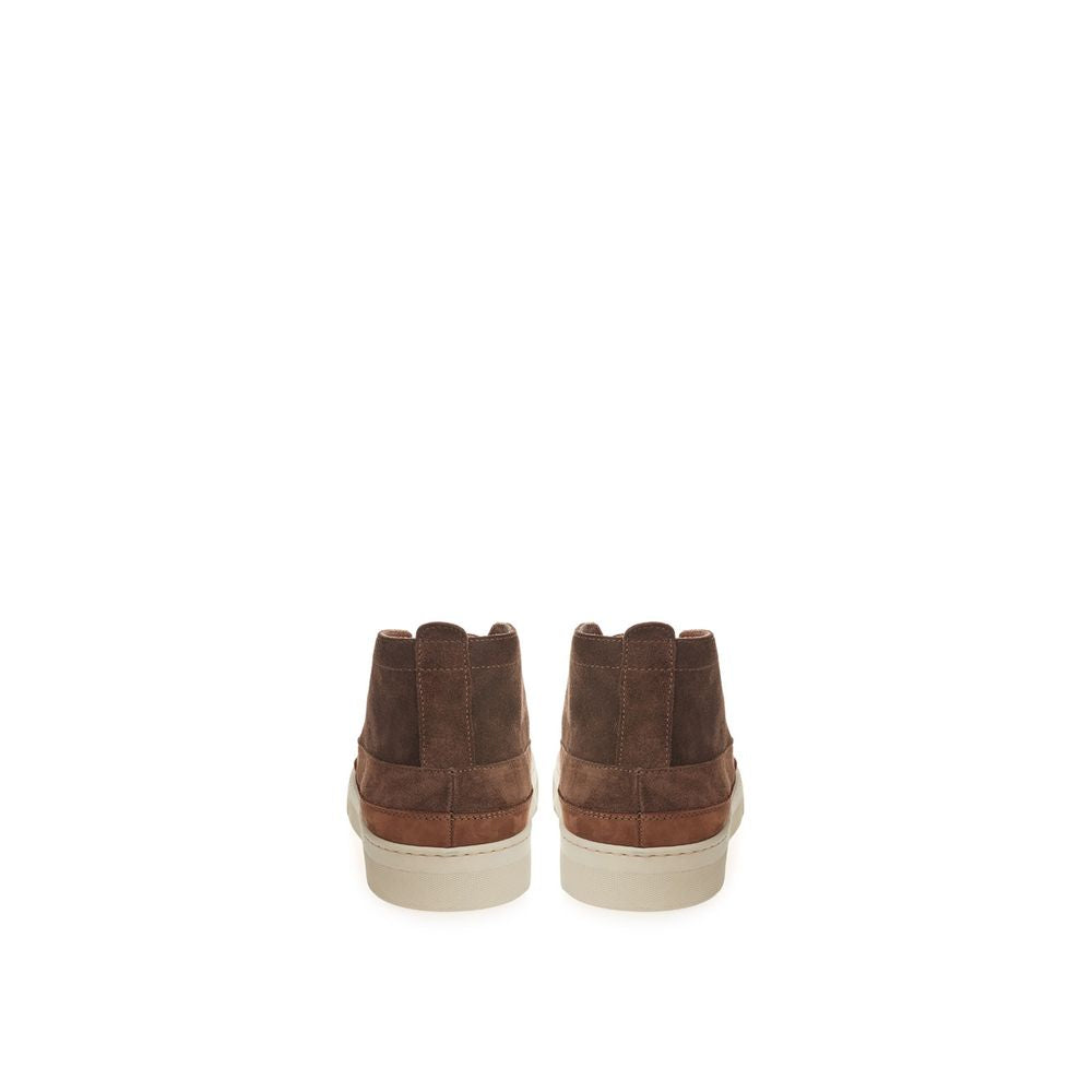 Lardini Brown Athletic Sneakers for Men detail view