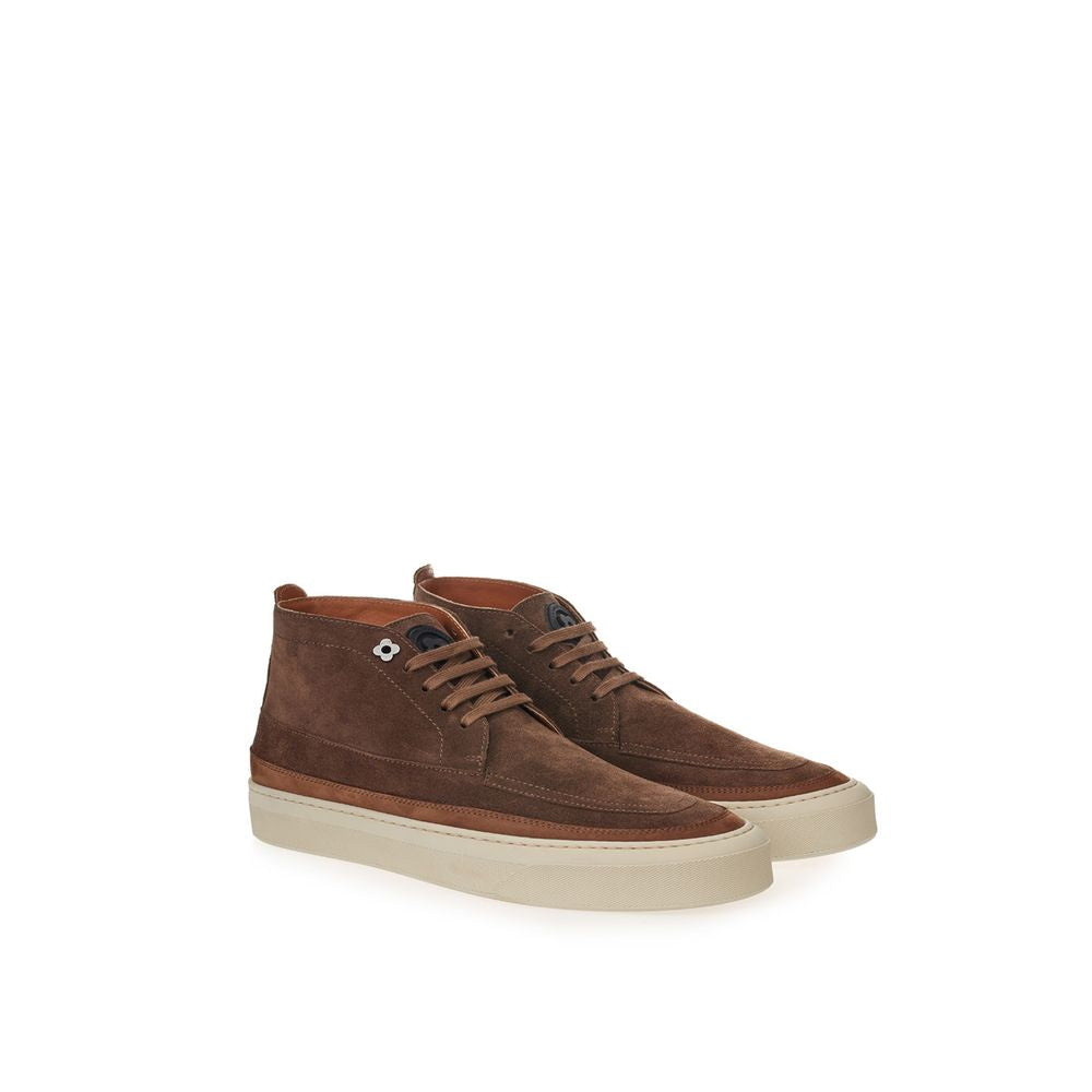 Lardini Brown Athletic Sneakers for Men side view