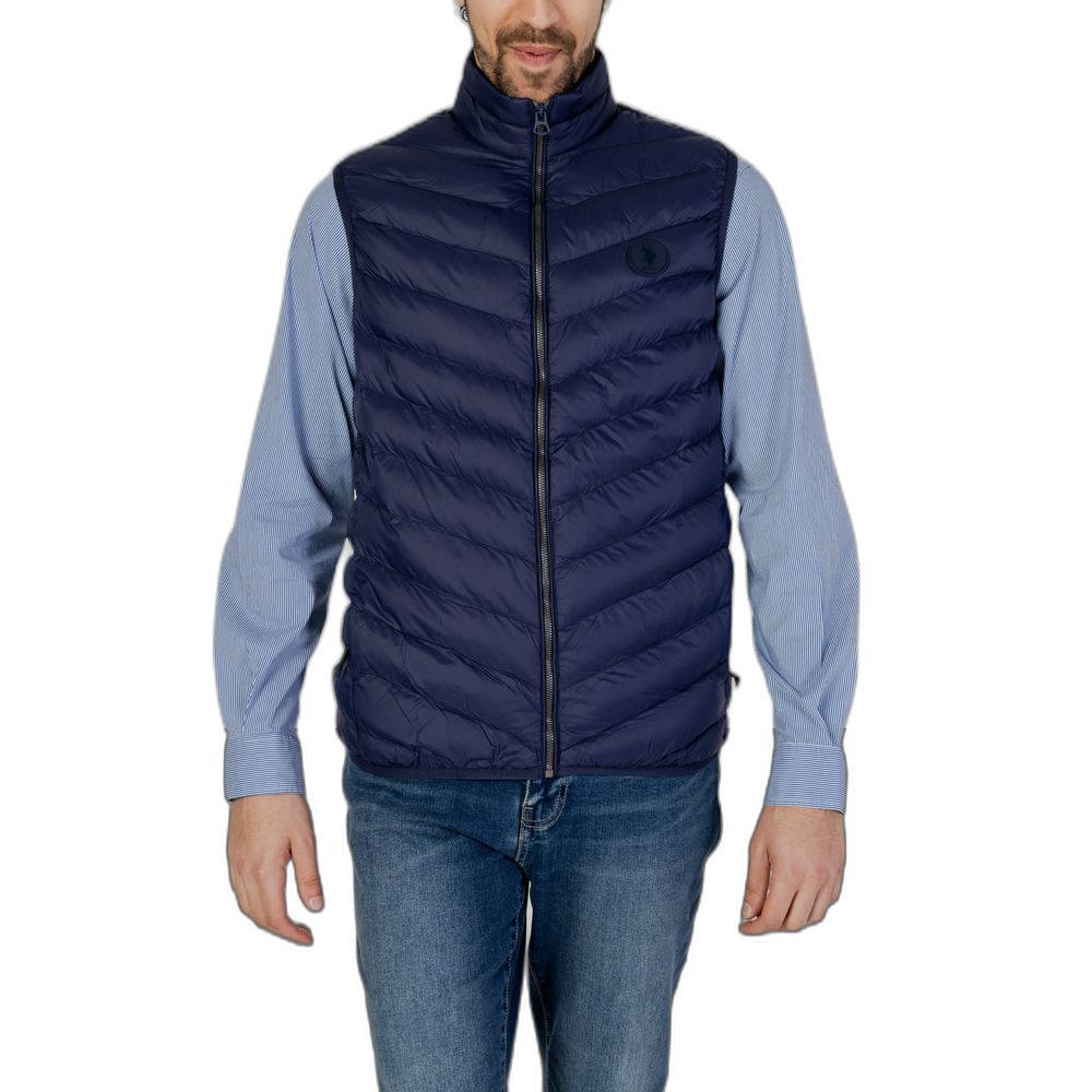 U.S. POLO ASSN. Doudoune sans manches en polyamide bleu