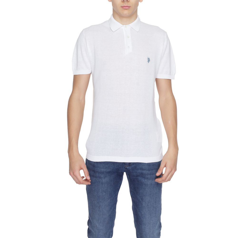 U.S. POLO ASSN. White Dress Shirt for Men