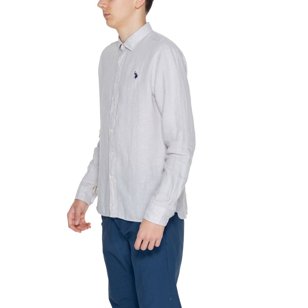U.S. POLO ASSN. Beige Dress Shirt for Men additional view