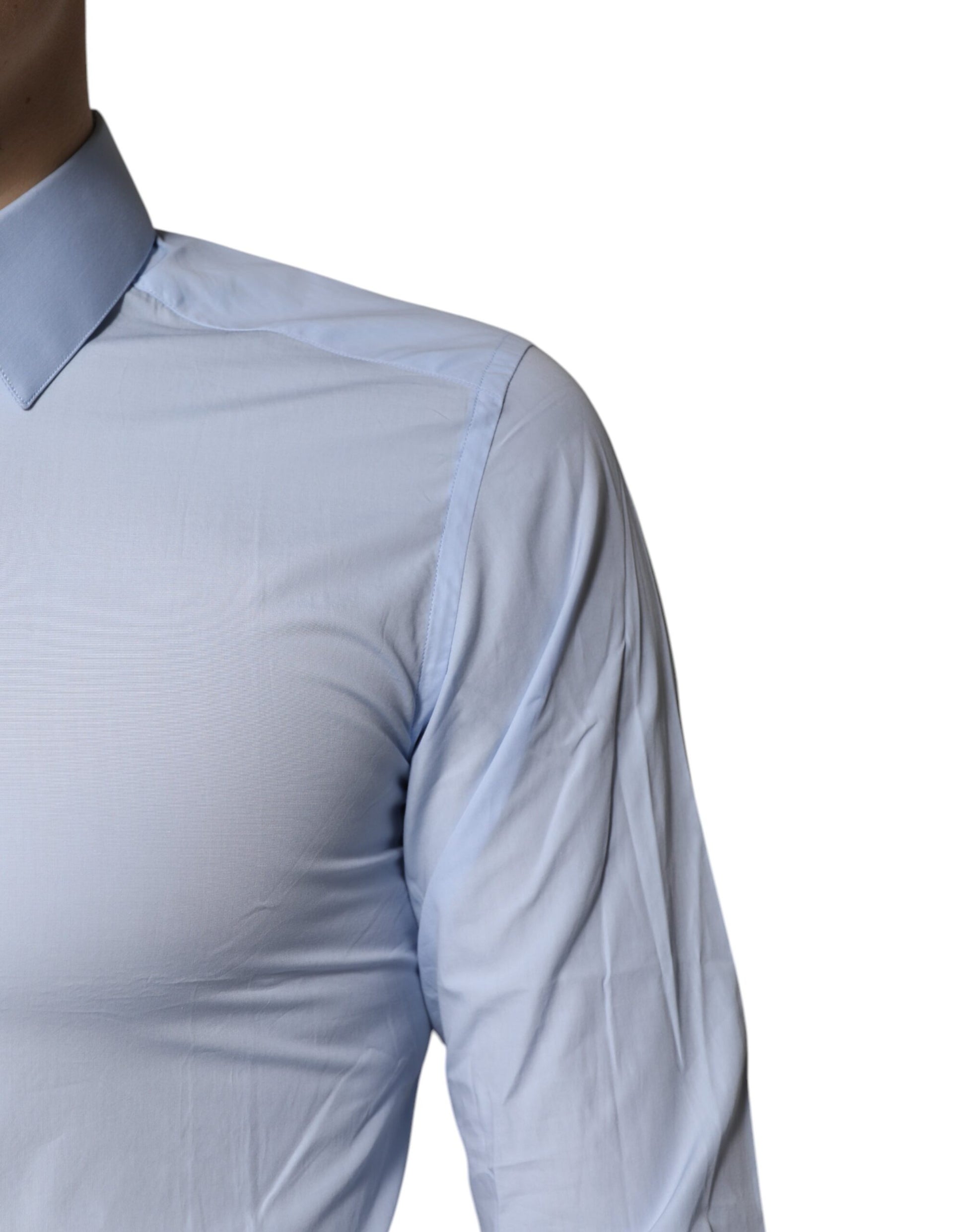 Dolce & Gabbana Blue Dress Shirt for Men additional view