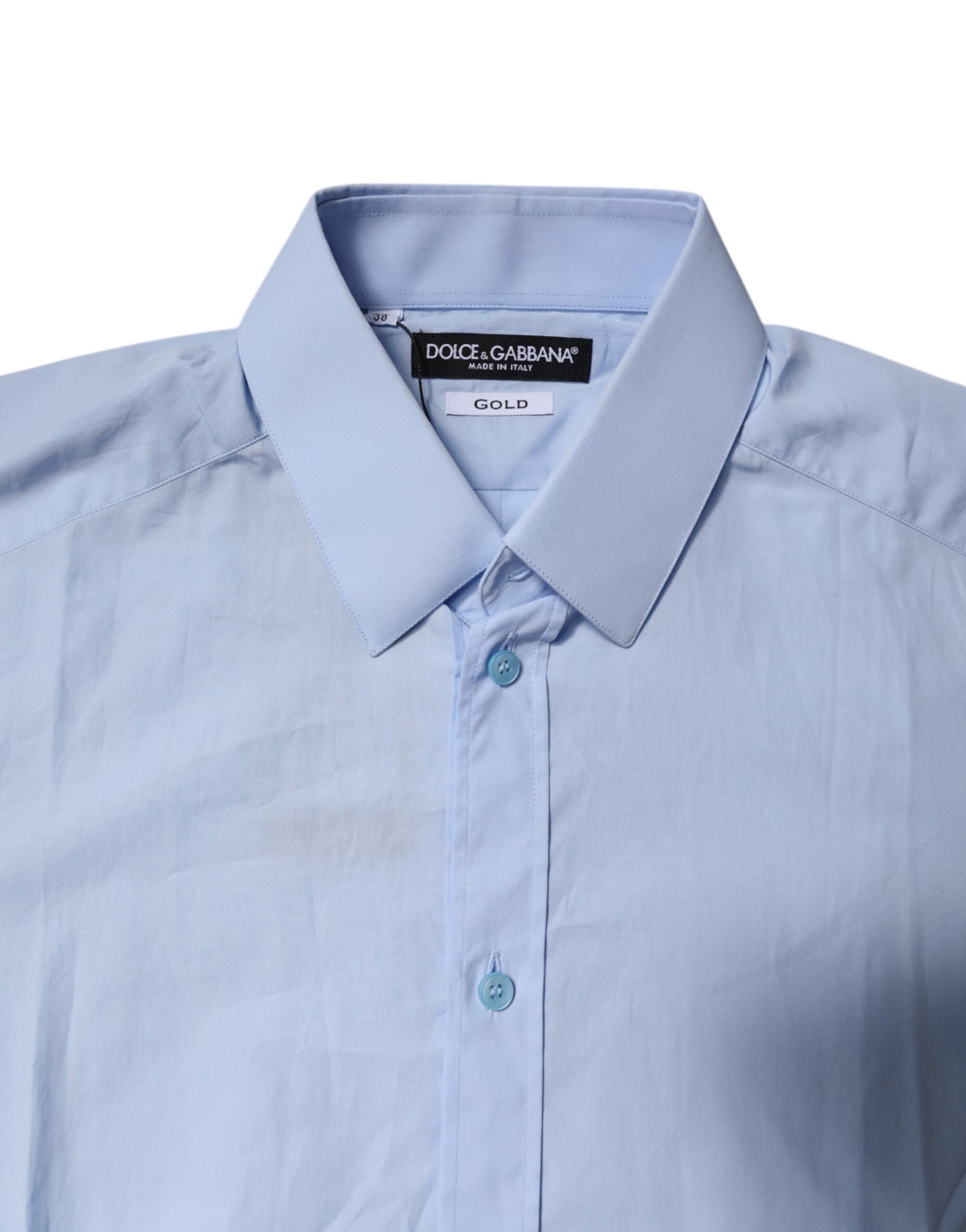 Dolce & Gabbana Blue Dress Shirt for Men additional view