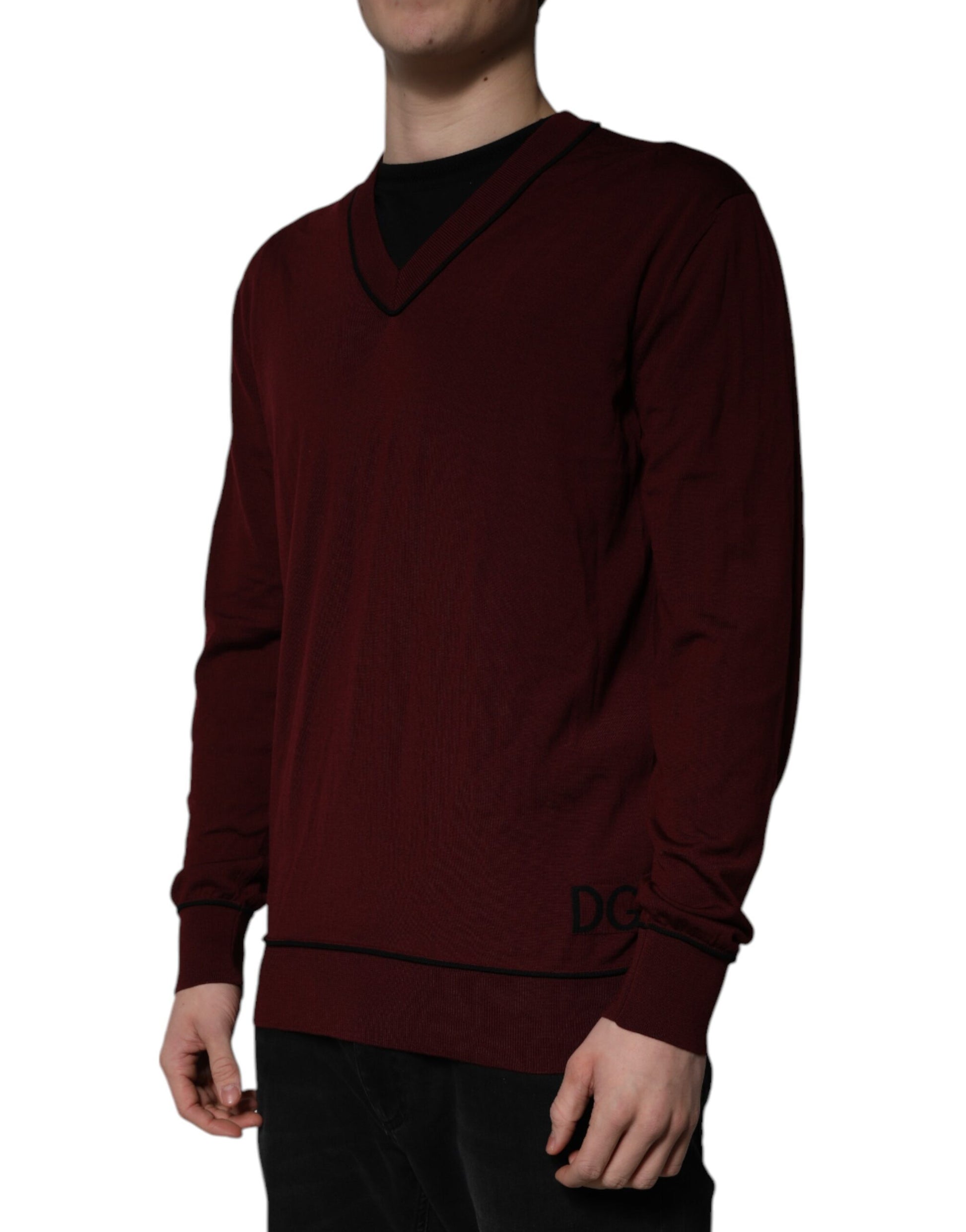 Dolce & Gabbana Red Cashmere for Men detail view