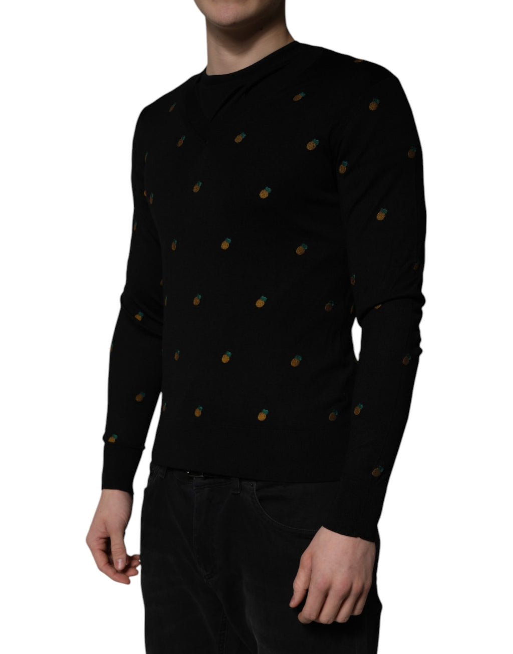Dolce & Gabbana Black Sweatshirt for Men side view