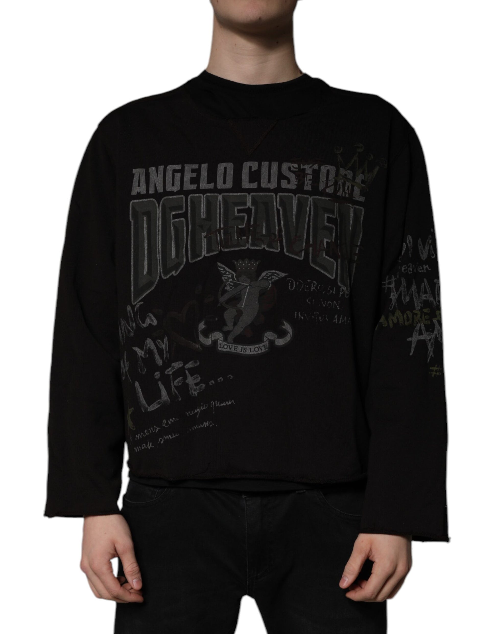 Dolce & Gabbana Black Sweatshirt for Men