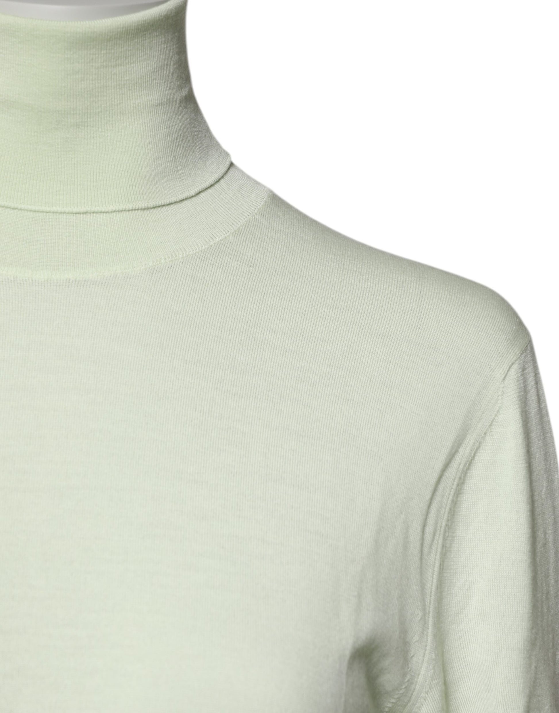 Dolce & Gabbana Green Turtleneck for Men detail view