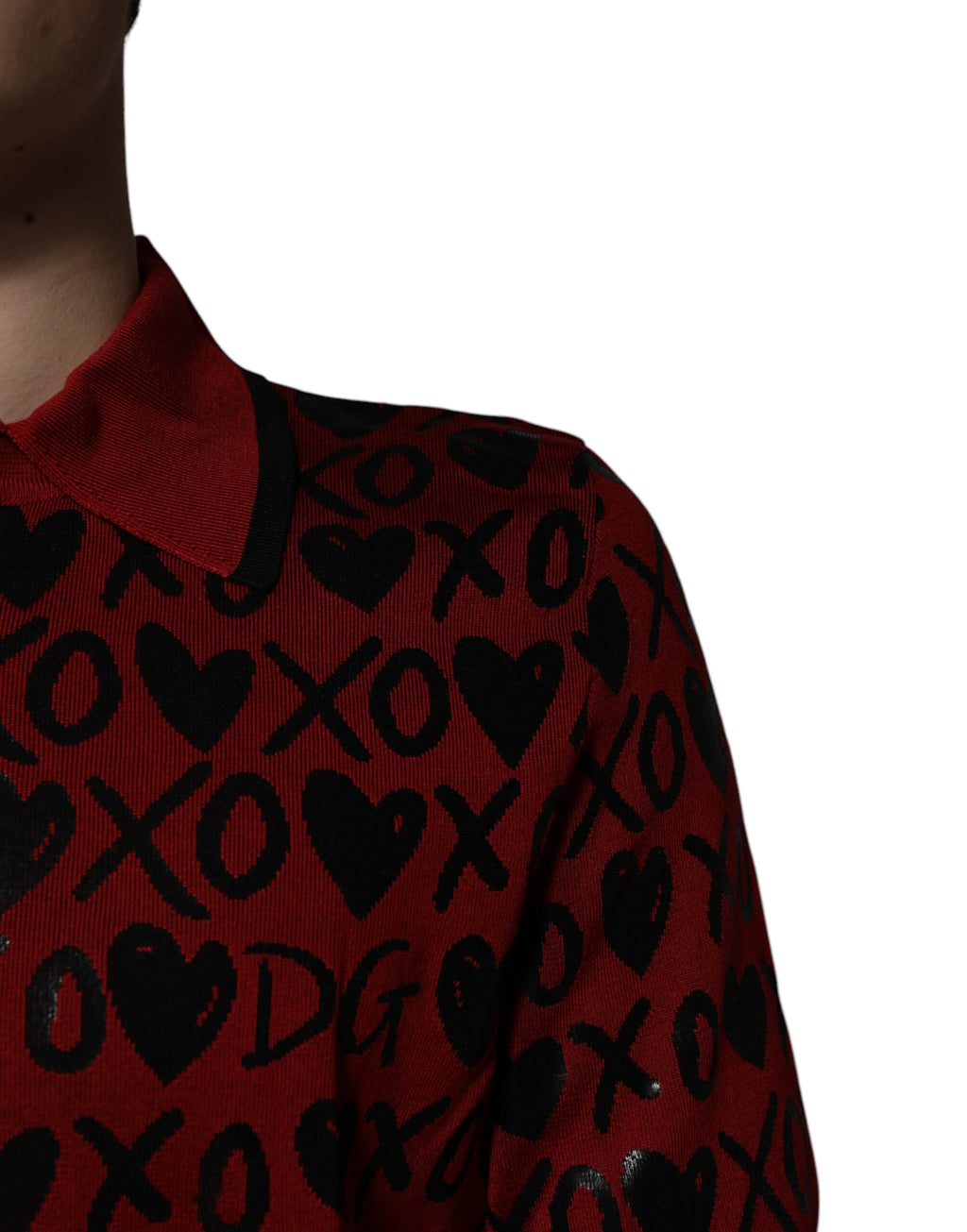 Dolce & Gabbana Red Polo Shirt for Men additional view