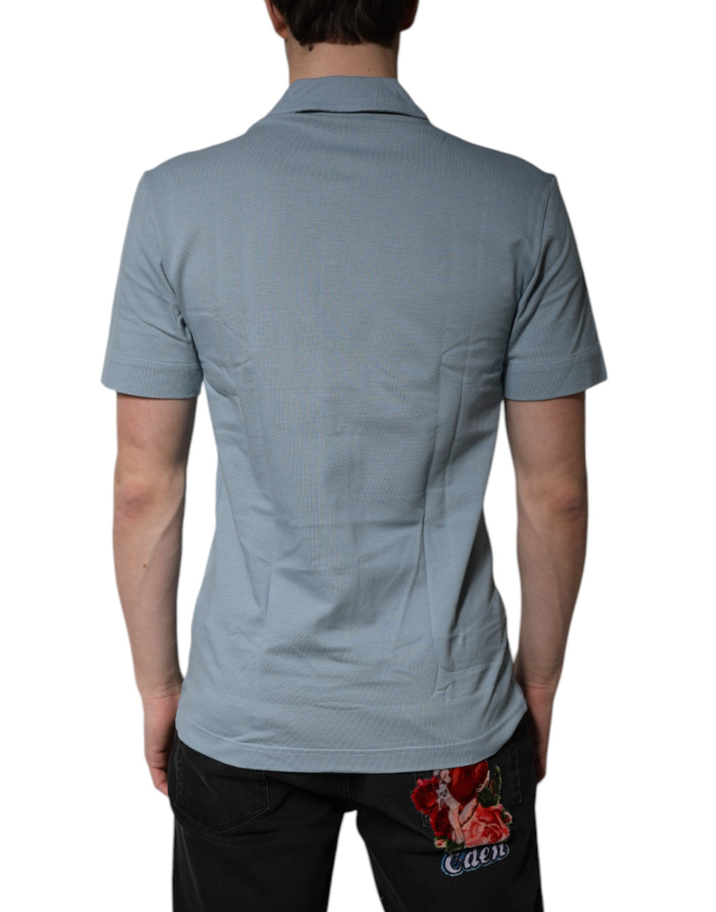 Dolce & Gabbana Blue Shortsleeve for Men side view