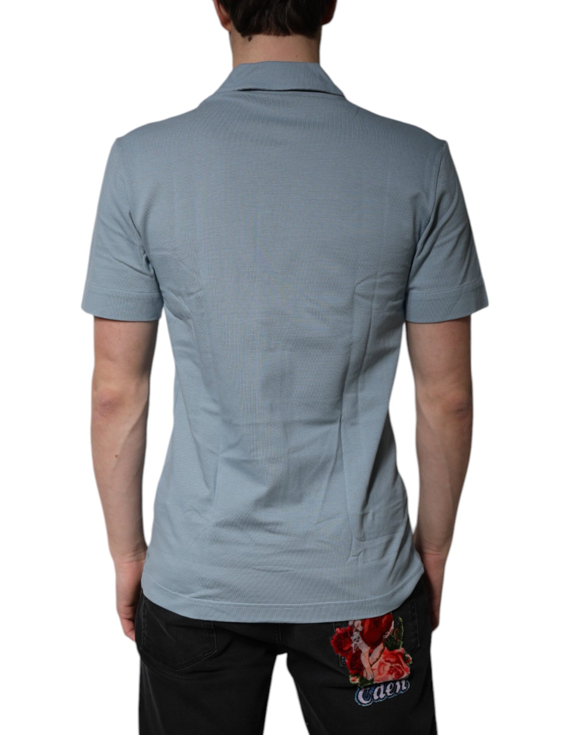 Dolce & Gabbana Blue Shortsleeve for Men side view