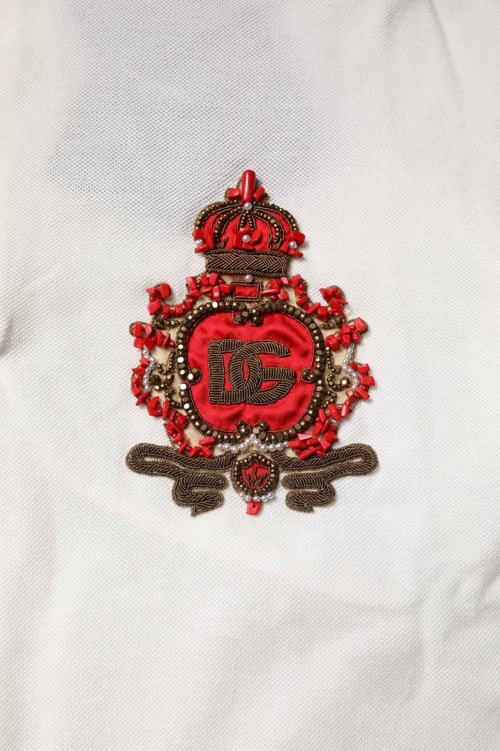 Dolce & Gabbana White Polo Shirt for Men additional view