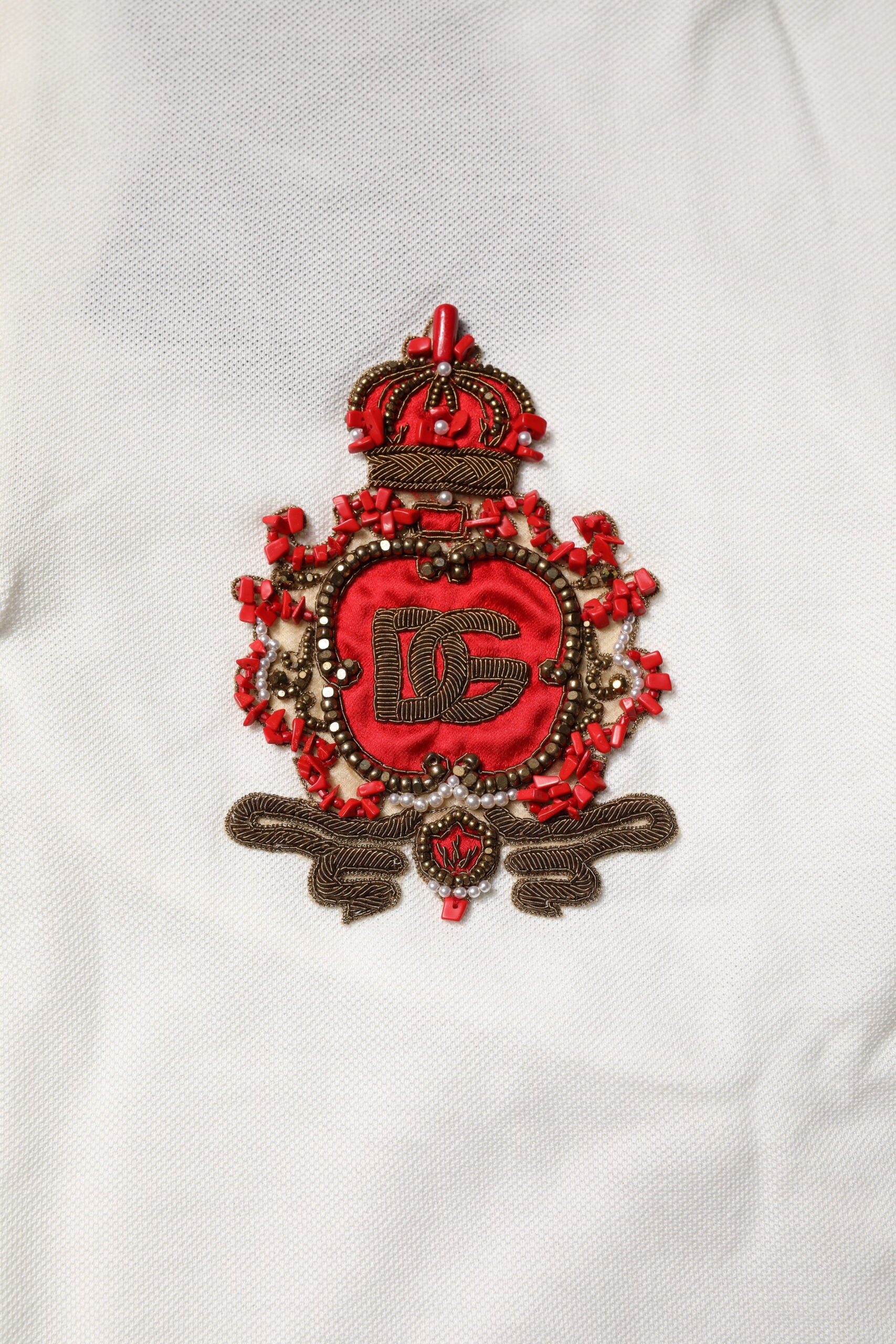 Dolce & Gabbana White Polo Shirt for Men additional view