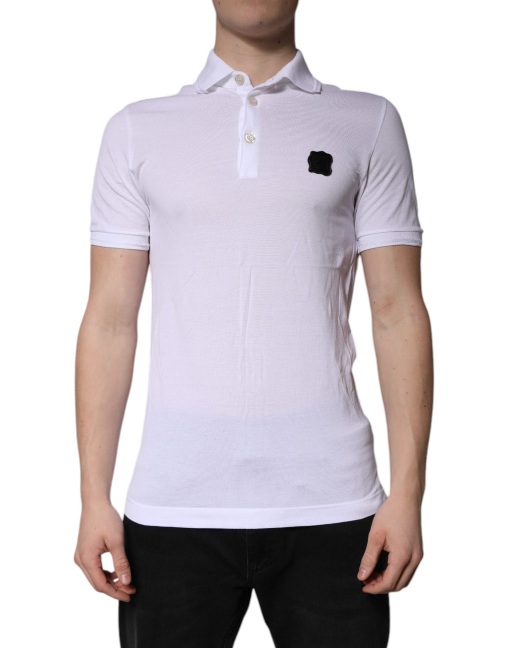 Dolce & Gabbana White Polo Shirt for Men alternate view