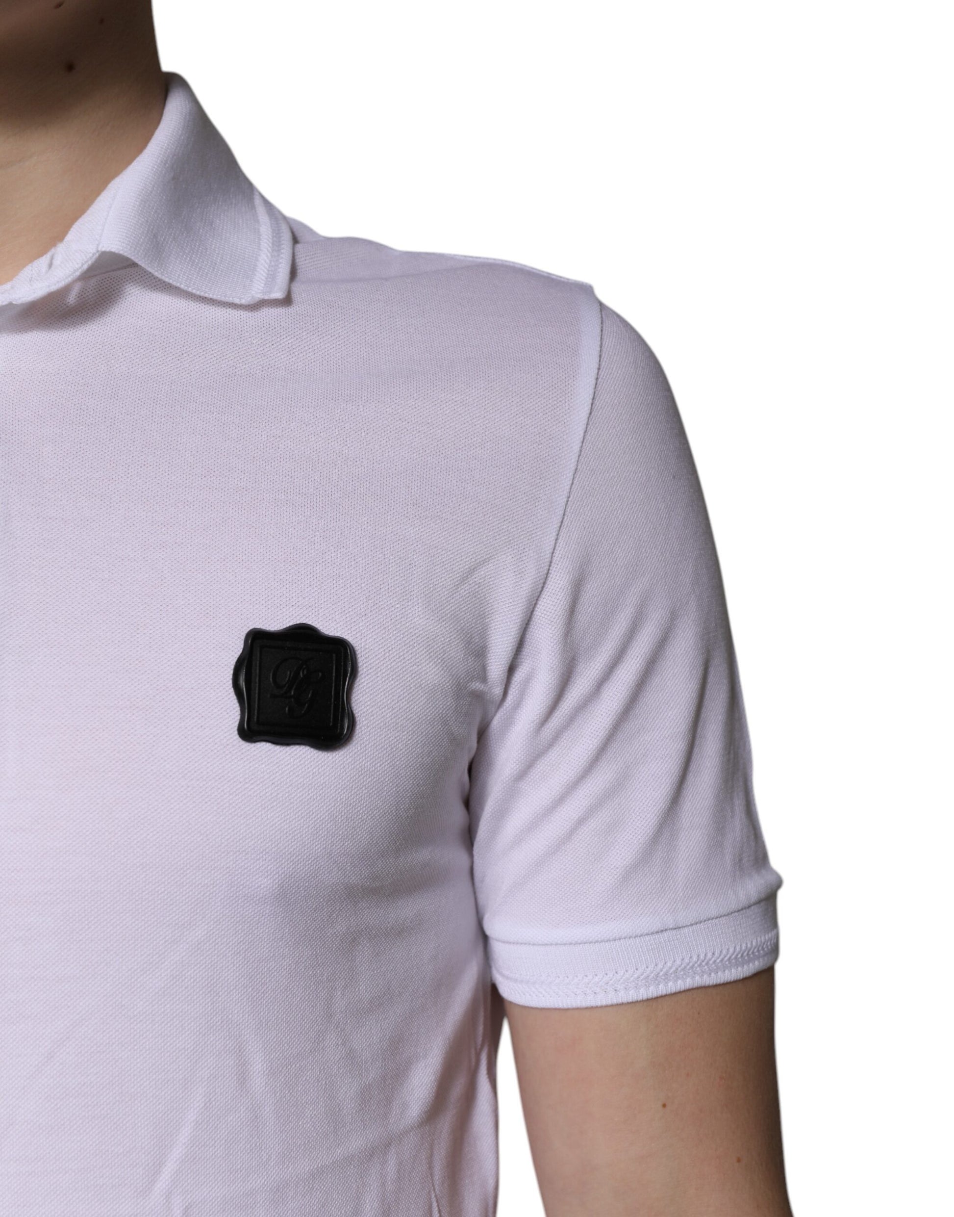 Dolce & Gabbana White Polo Shirt for Men additional view