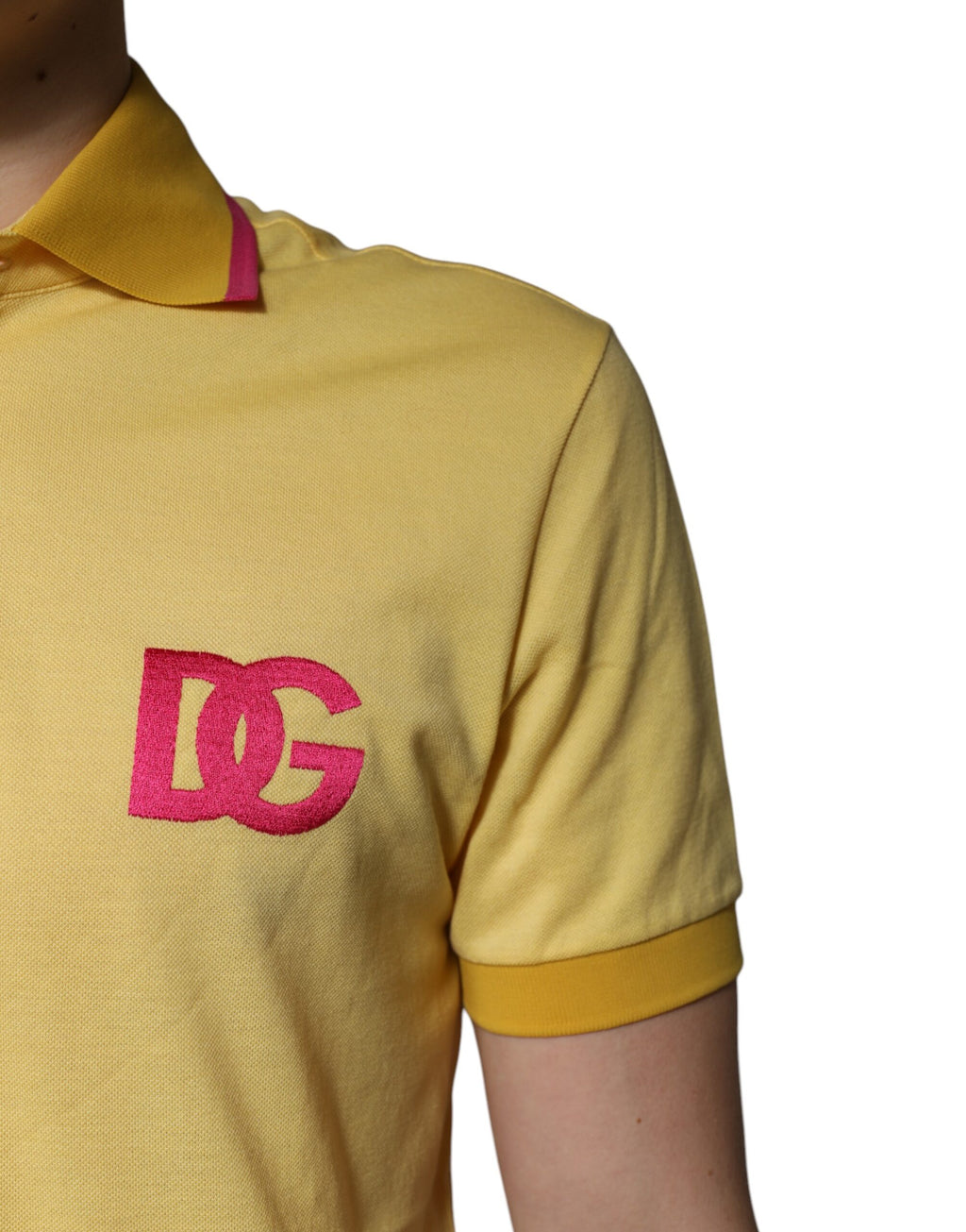 Dolce & Gabbana Yellow Polo Shirt for Men additional view
