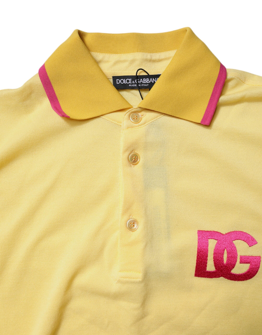 Dolce & Gabbana Yellow Polo Shirt for Men additional view