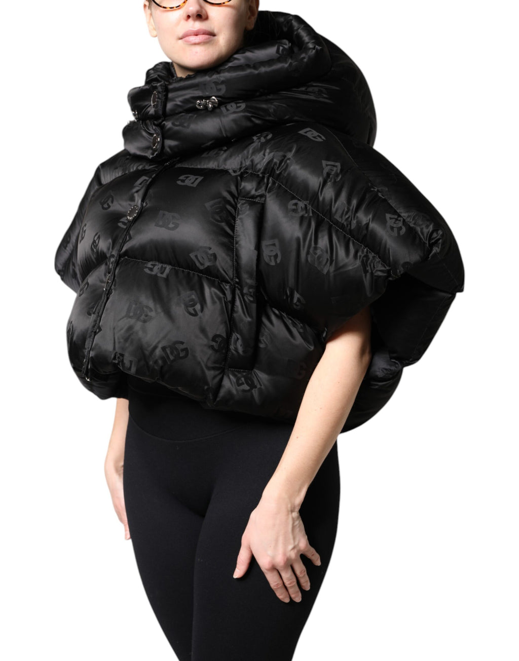 Dolce & Gabbana Black Shell Jacket for Women detail view