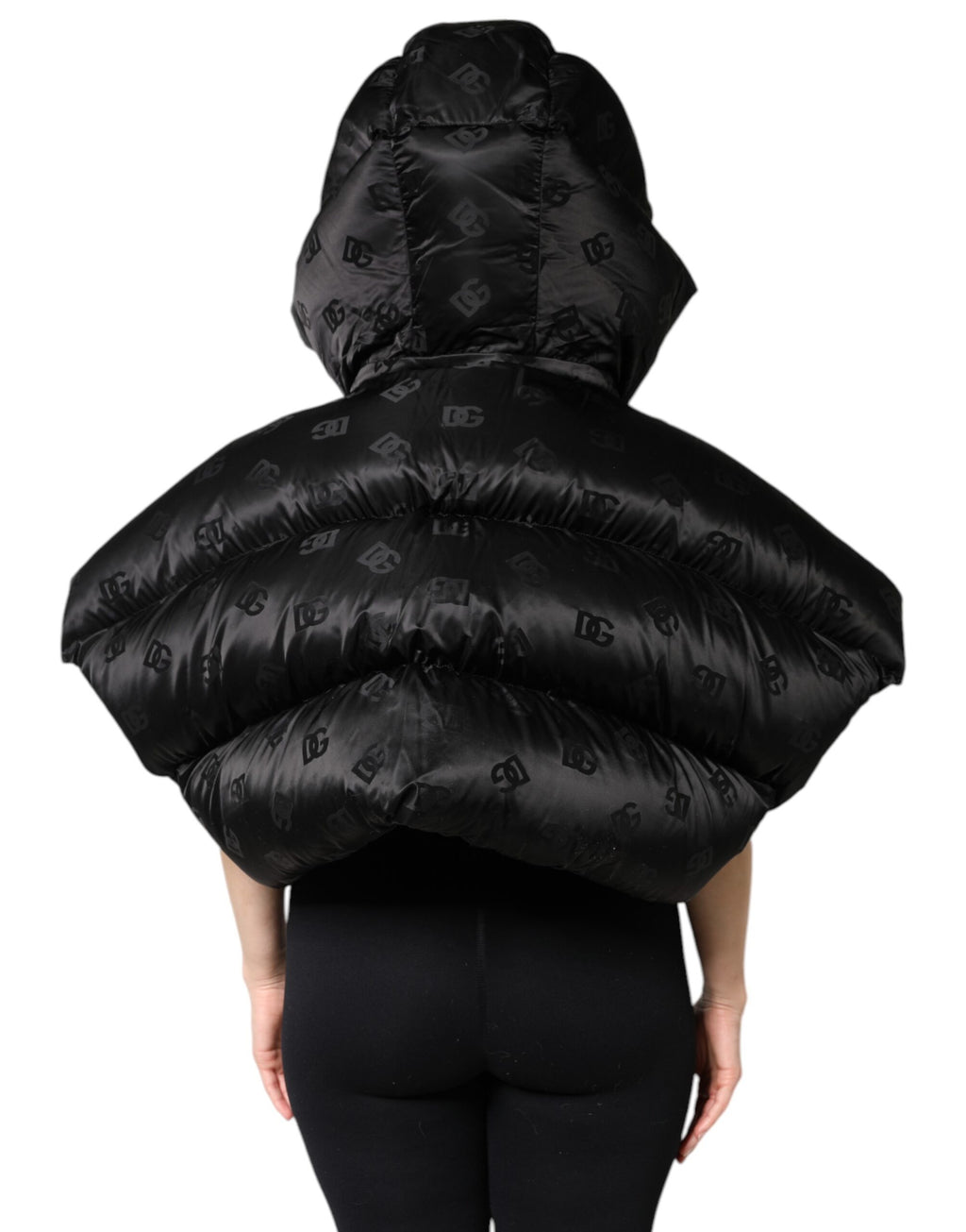Dolce & Gabbana Black Shell Jacket for Women side view