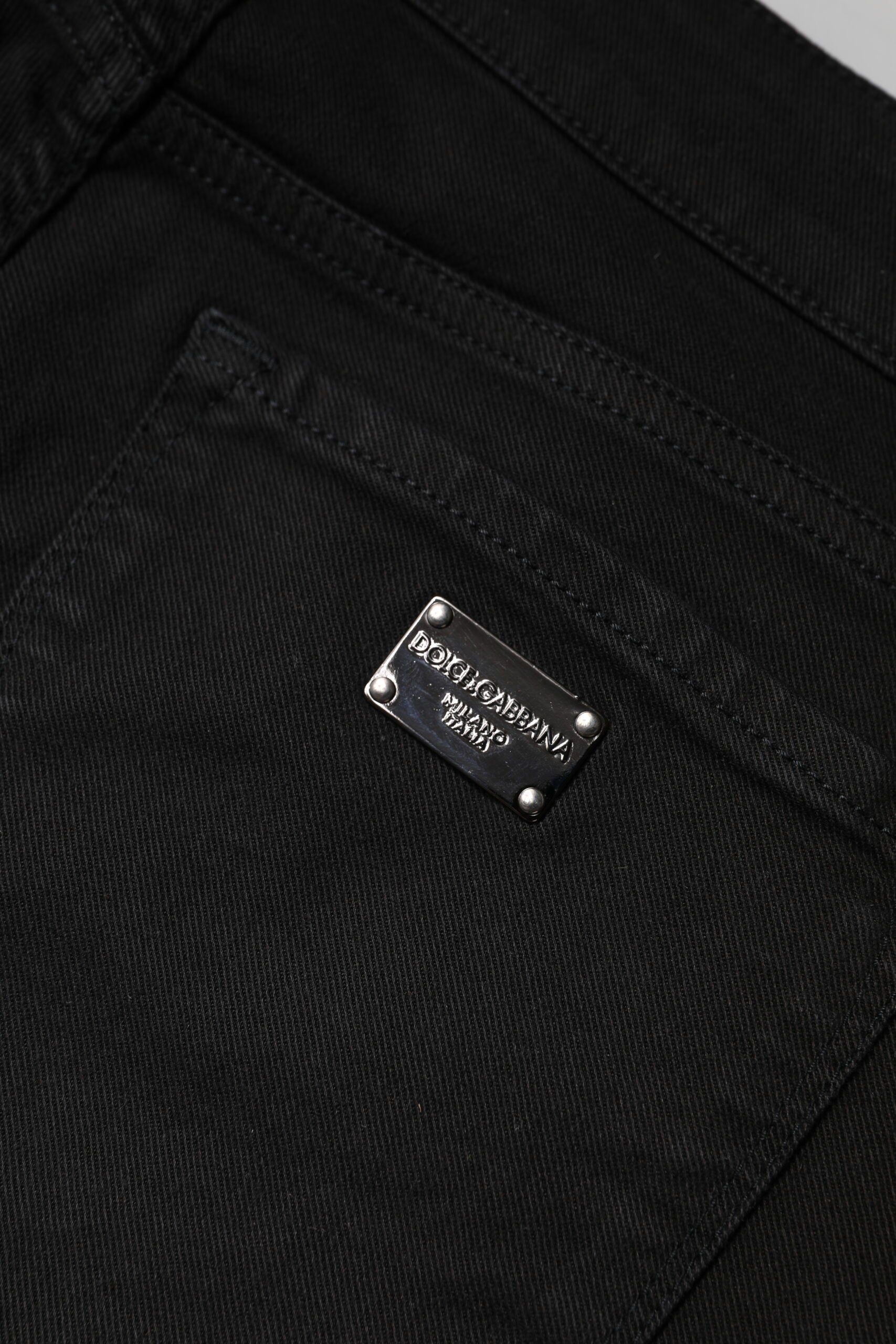 Dolce & Gabbana Black Skinny Jeans for Women additional view