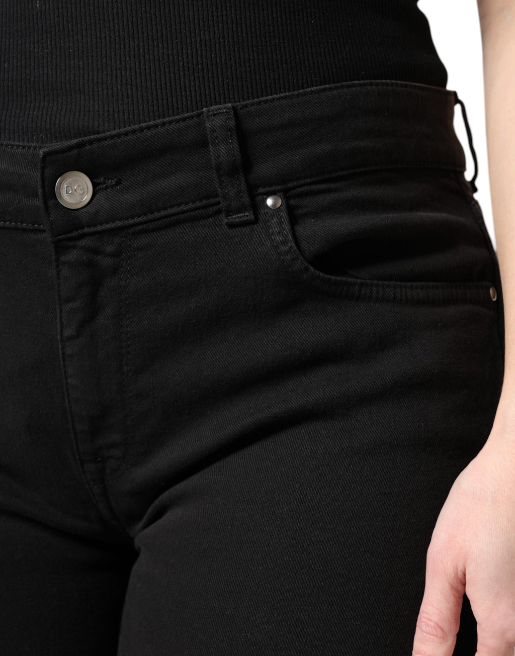 Dolce & Gabbana Black Skinny Jeans for Women additional view