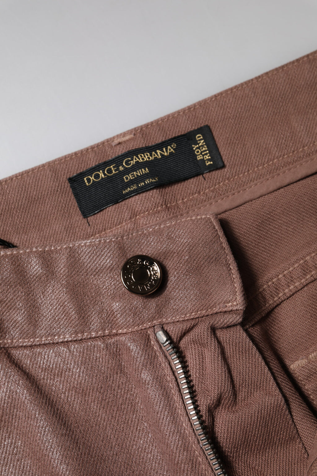 Dolce & Gabbana Brown Straight Leg Jeans for Women additional view
