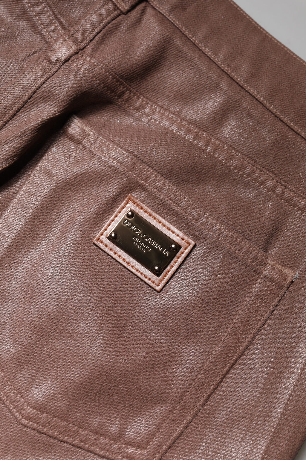 Dolce & Gabbana Brown Straight Leg Jeans for Women additional view