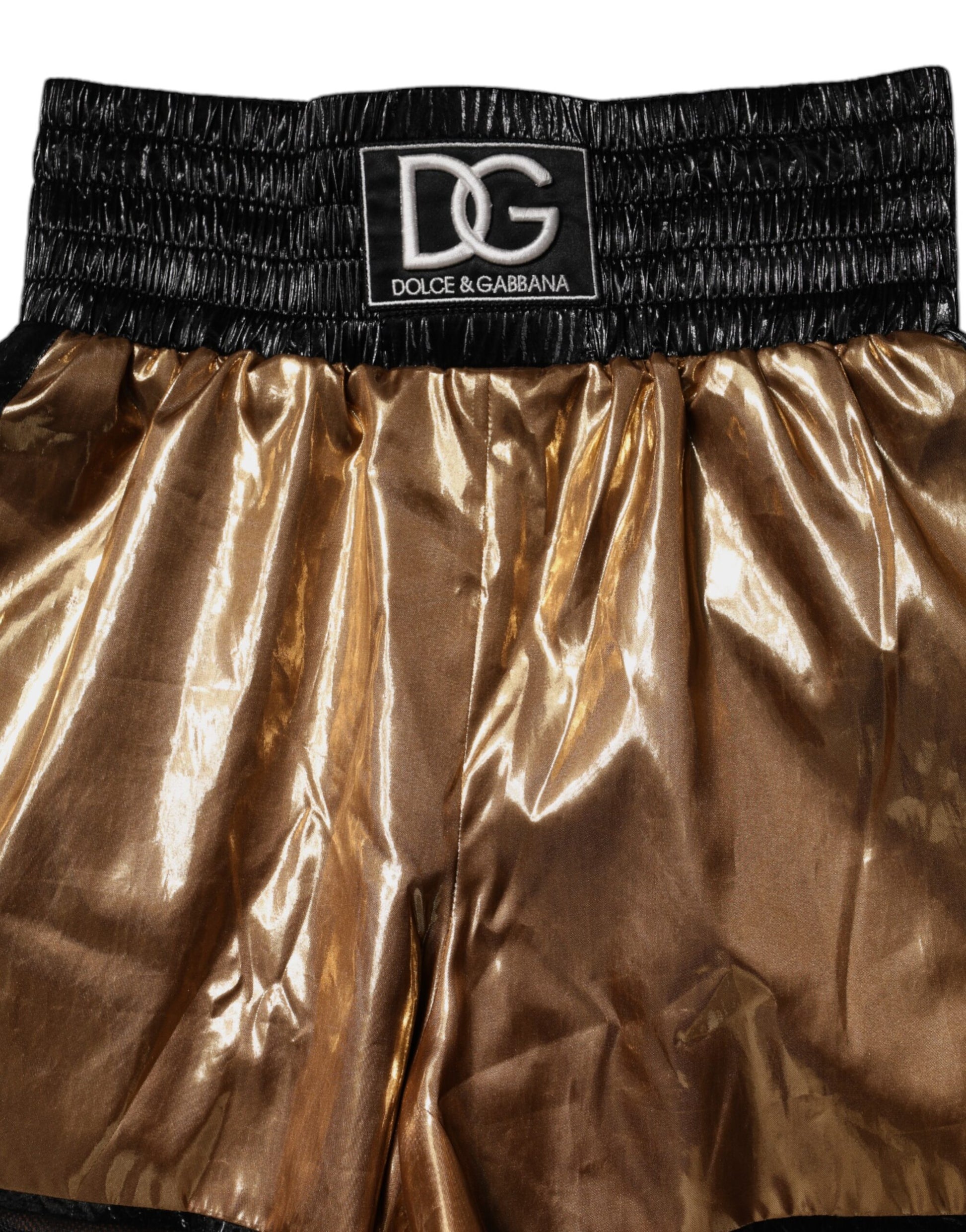 Dolce & Gabbana Gold Shorts for Women additional view