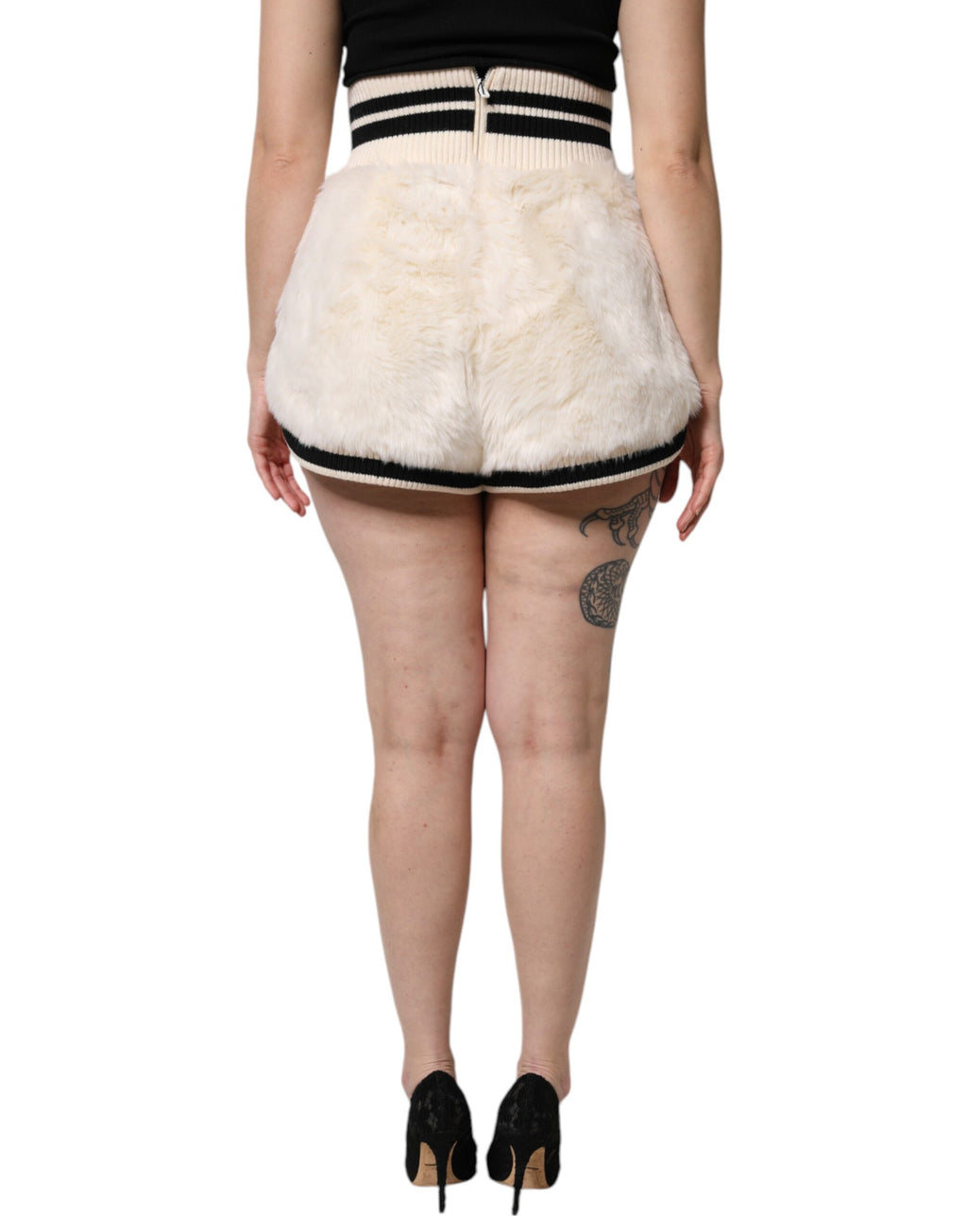 Dolce & Gabbana White Shorts for Women side view
