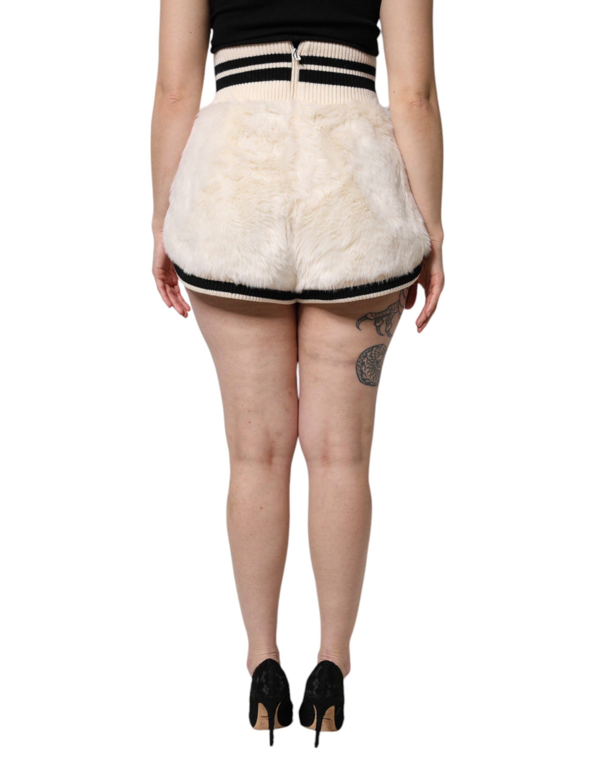 Dolce & Gabbana White Shorts for Women side view