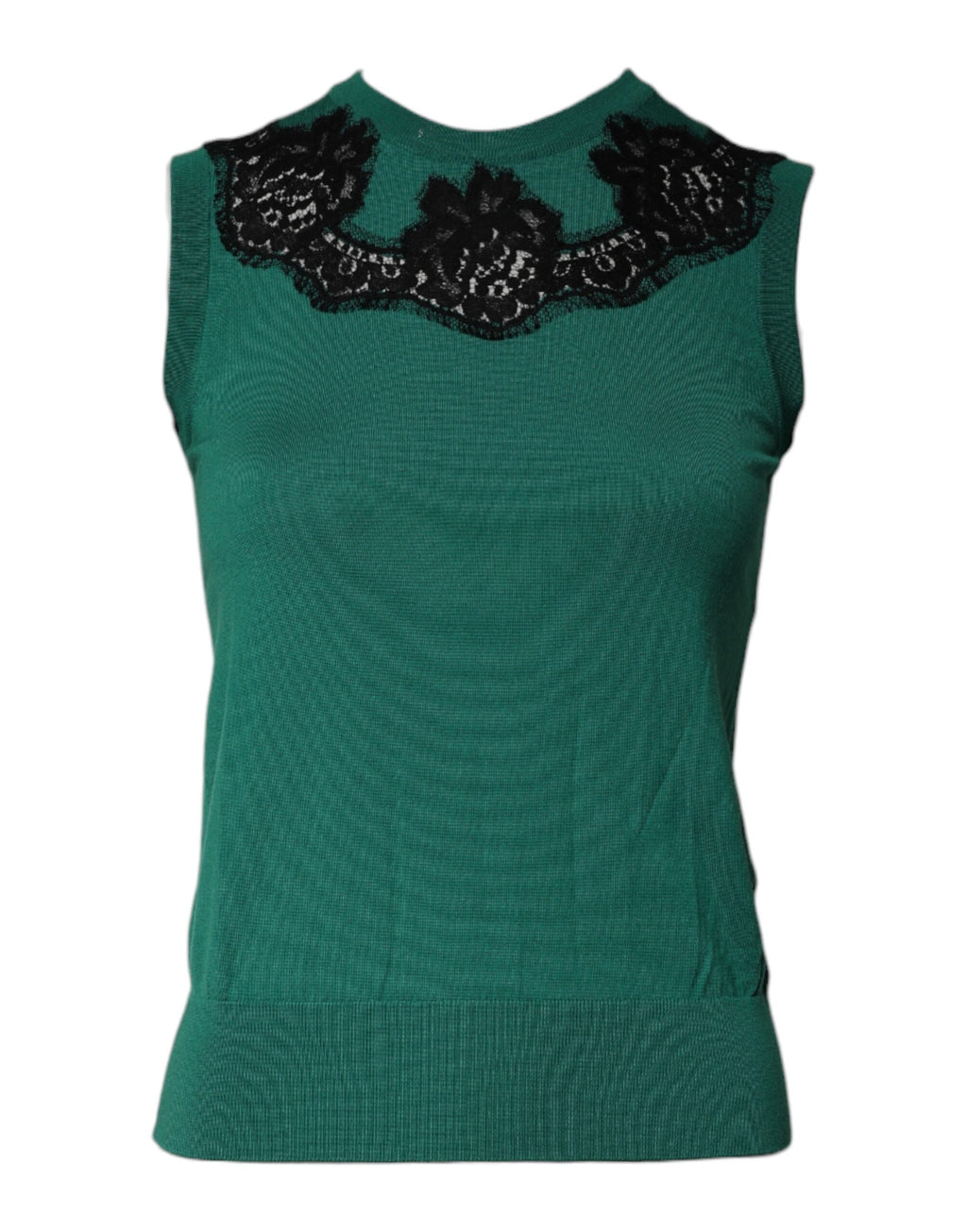 Dolce & Gabbana Green Sleeveless T-Shirt for Women alternate view