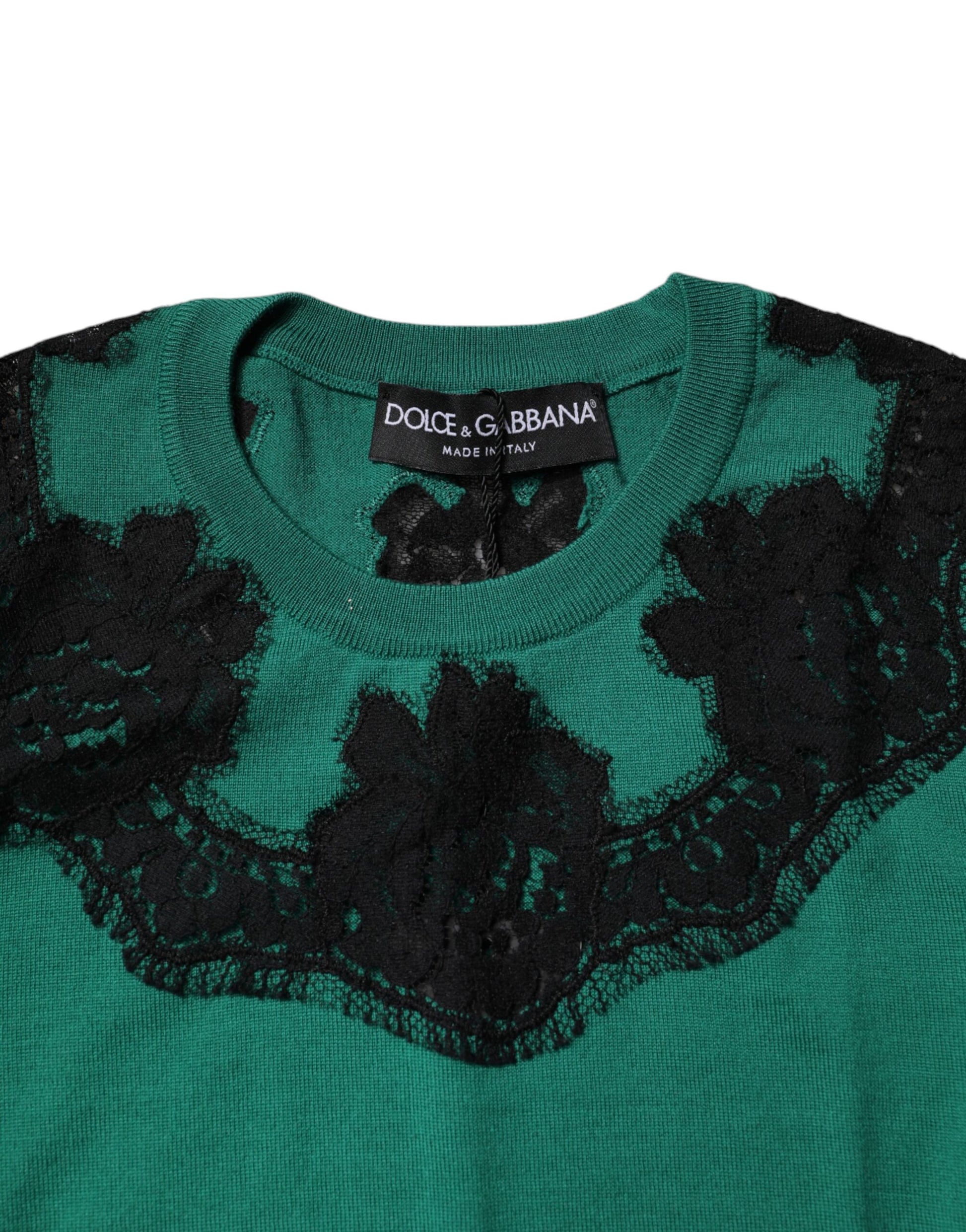 Dolce & Gabbana Green Sleeveless T-Shirt for Women additional view