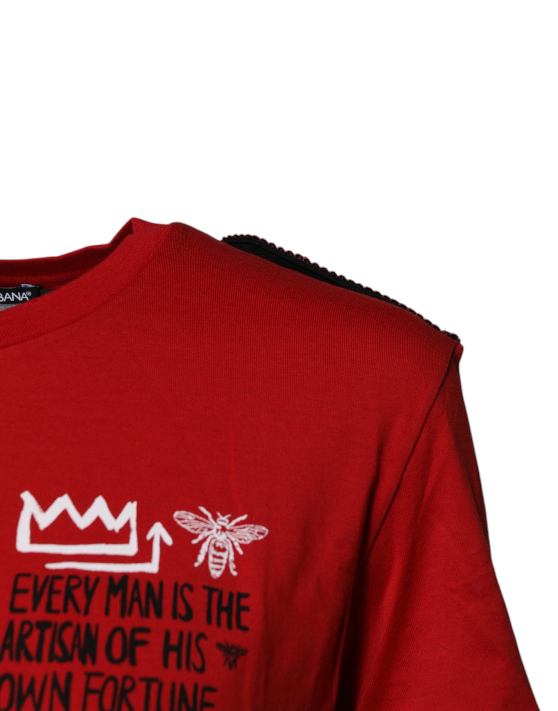 Dolce & Gabbana Red T-Shirt for Women detail view