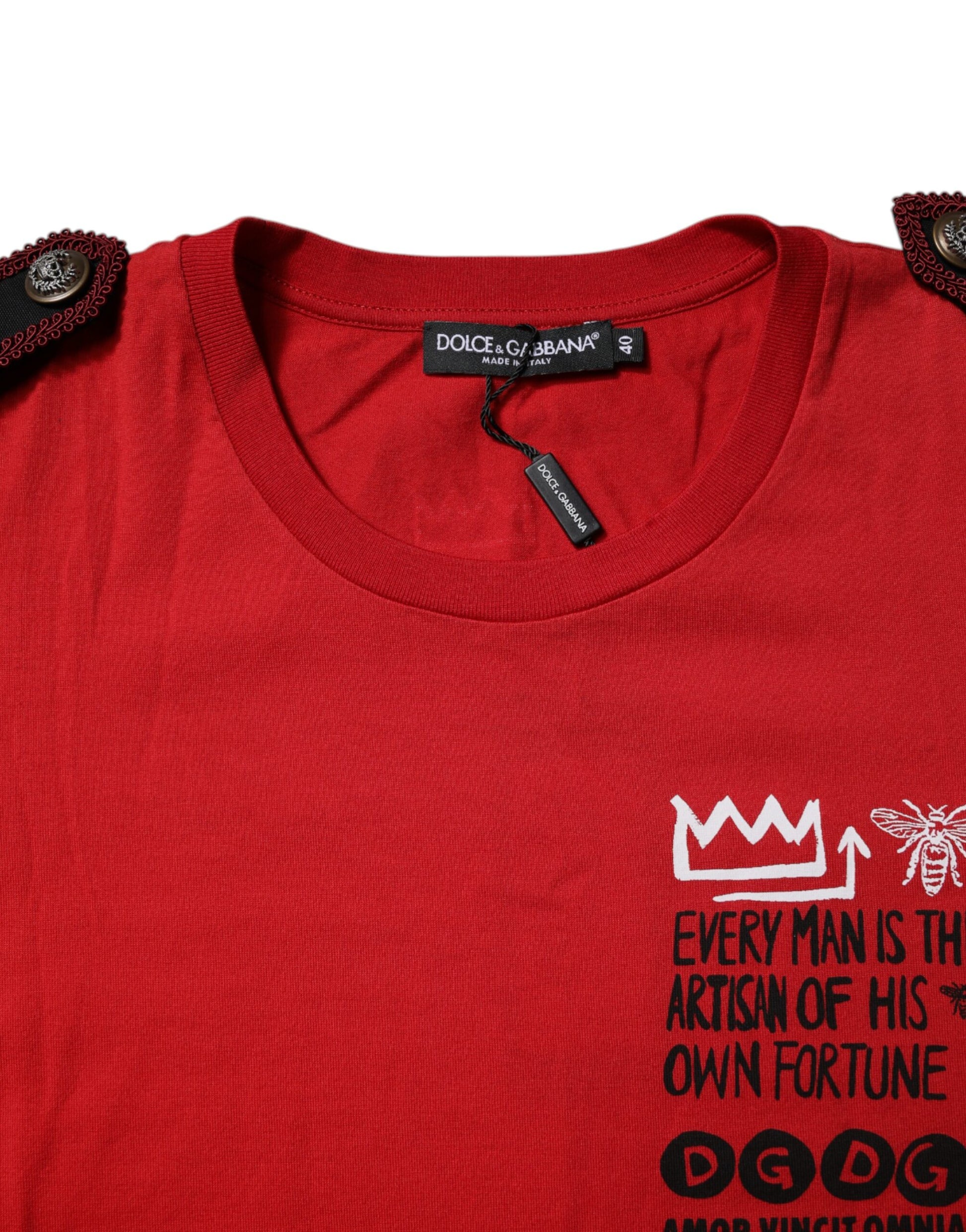 Dolce & Gabbana Red T-Shirt for Women additional view
