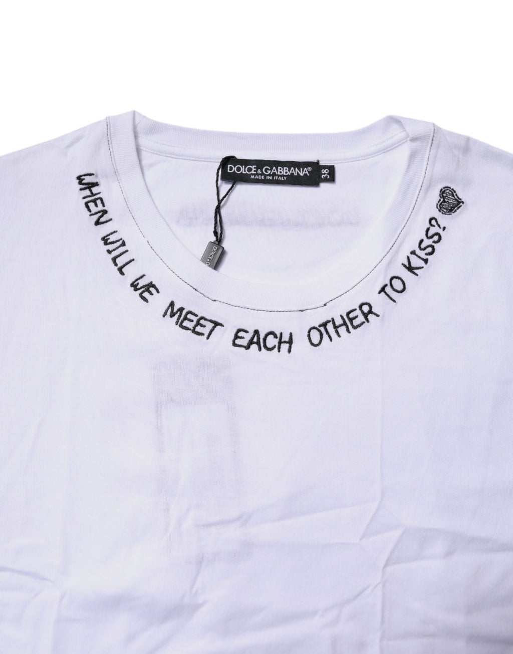Dolce & Gabbana White Sleeveless T-Shirt for Women additional view