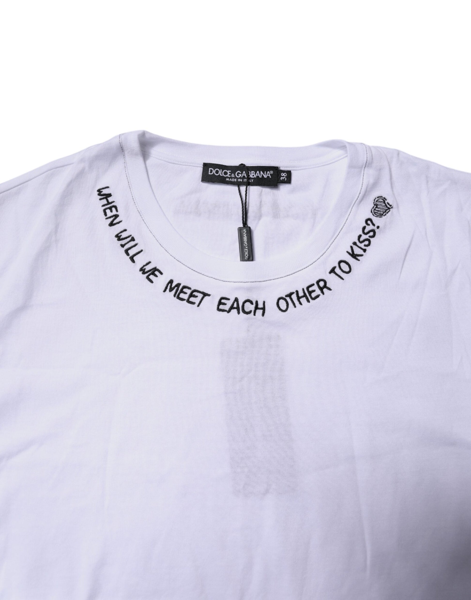 Dolce & Gabbana White Sleeveless T-Shirt for Women additional view