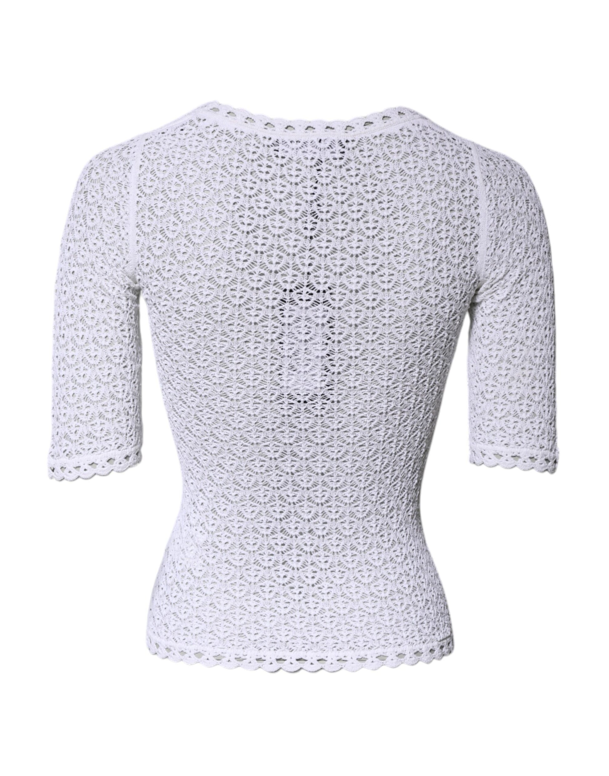 Dolce & Gabbana White Blouse for Women side view