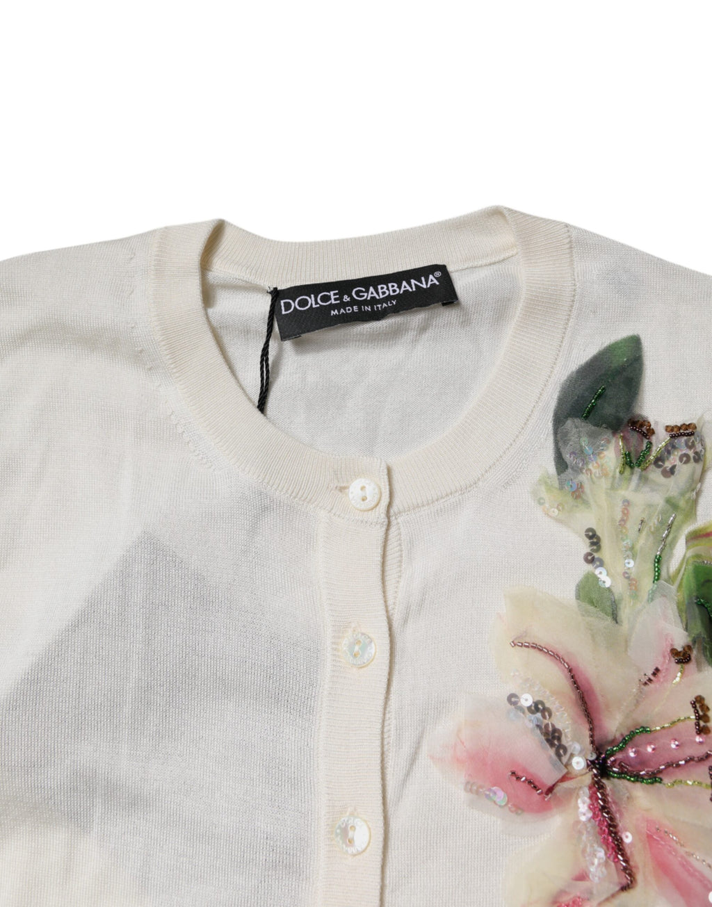 Dolce & Gabbana White Cardigan for Women additional view