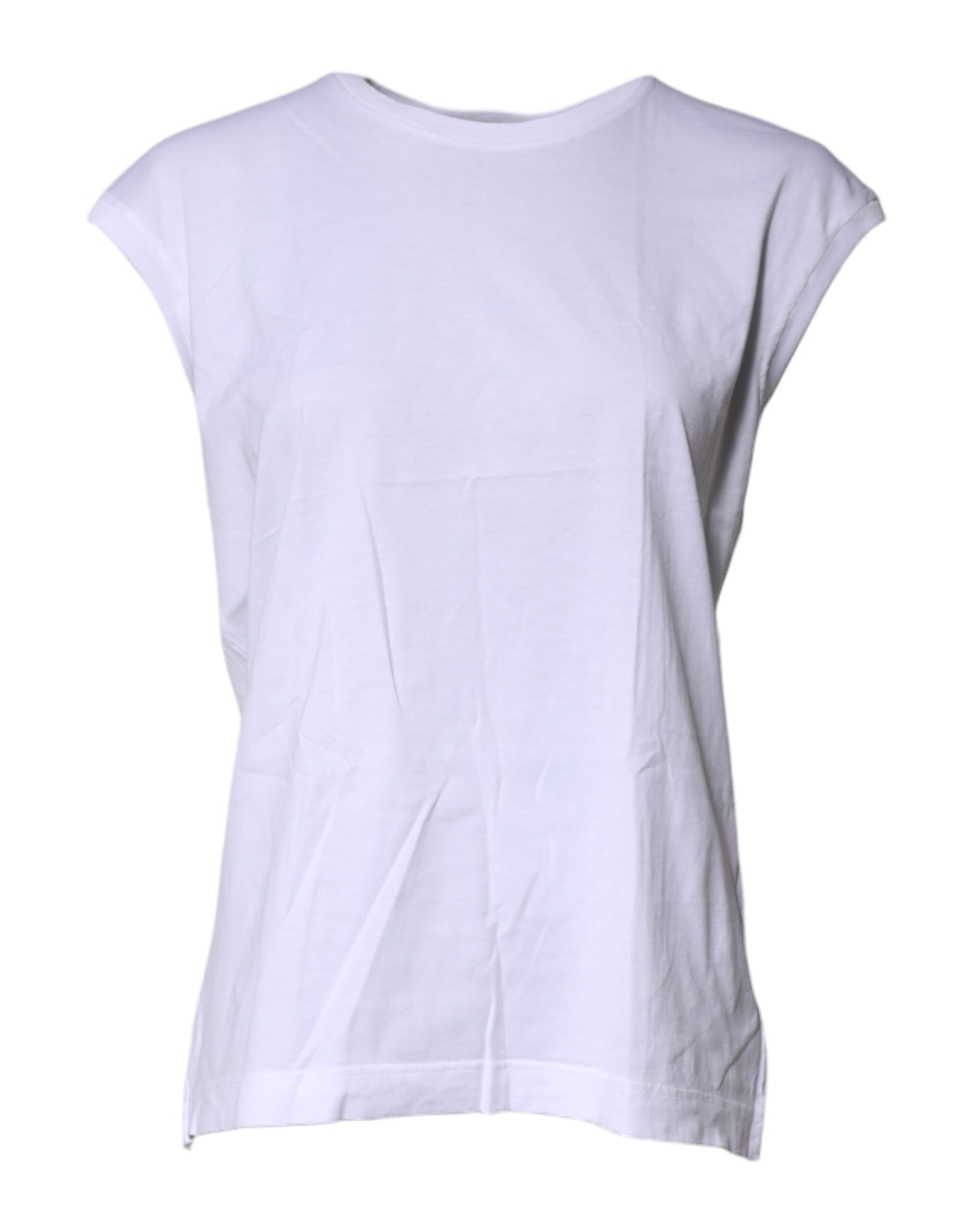 Dolce & Gabbana White Sleeveless T-Shirt for Women alternate view