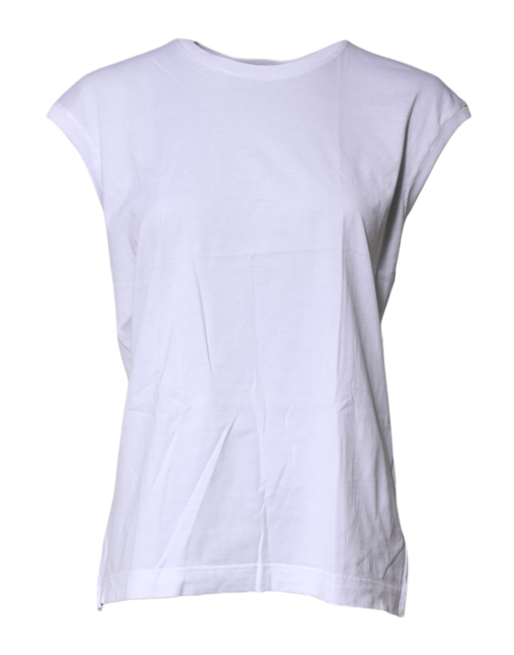 Dolce & Gabbana White Sleeveless T-Shirt for Women