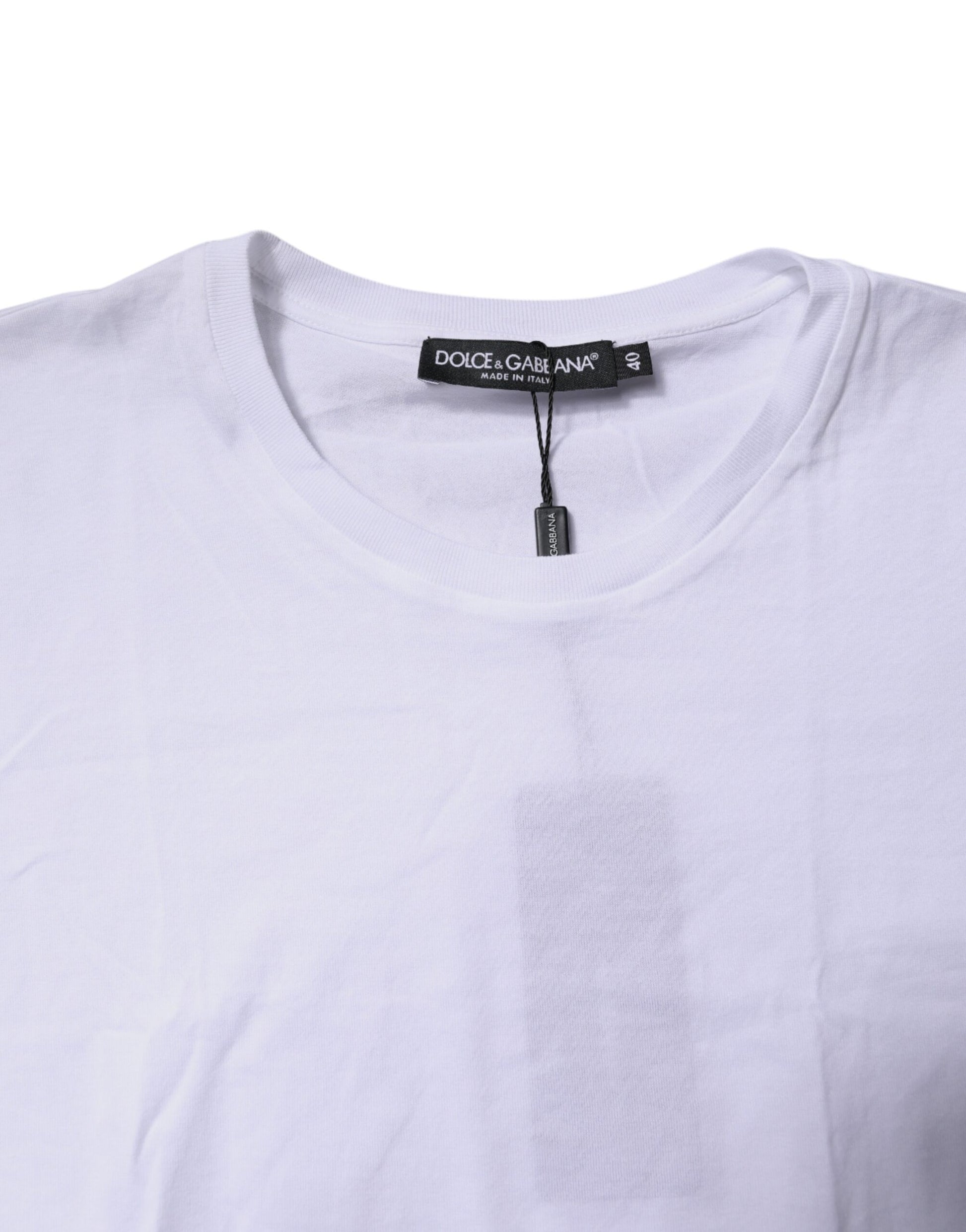 Dolce & Gabbana White Sleeveless T-Shirt for Women additional view