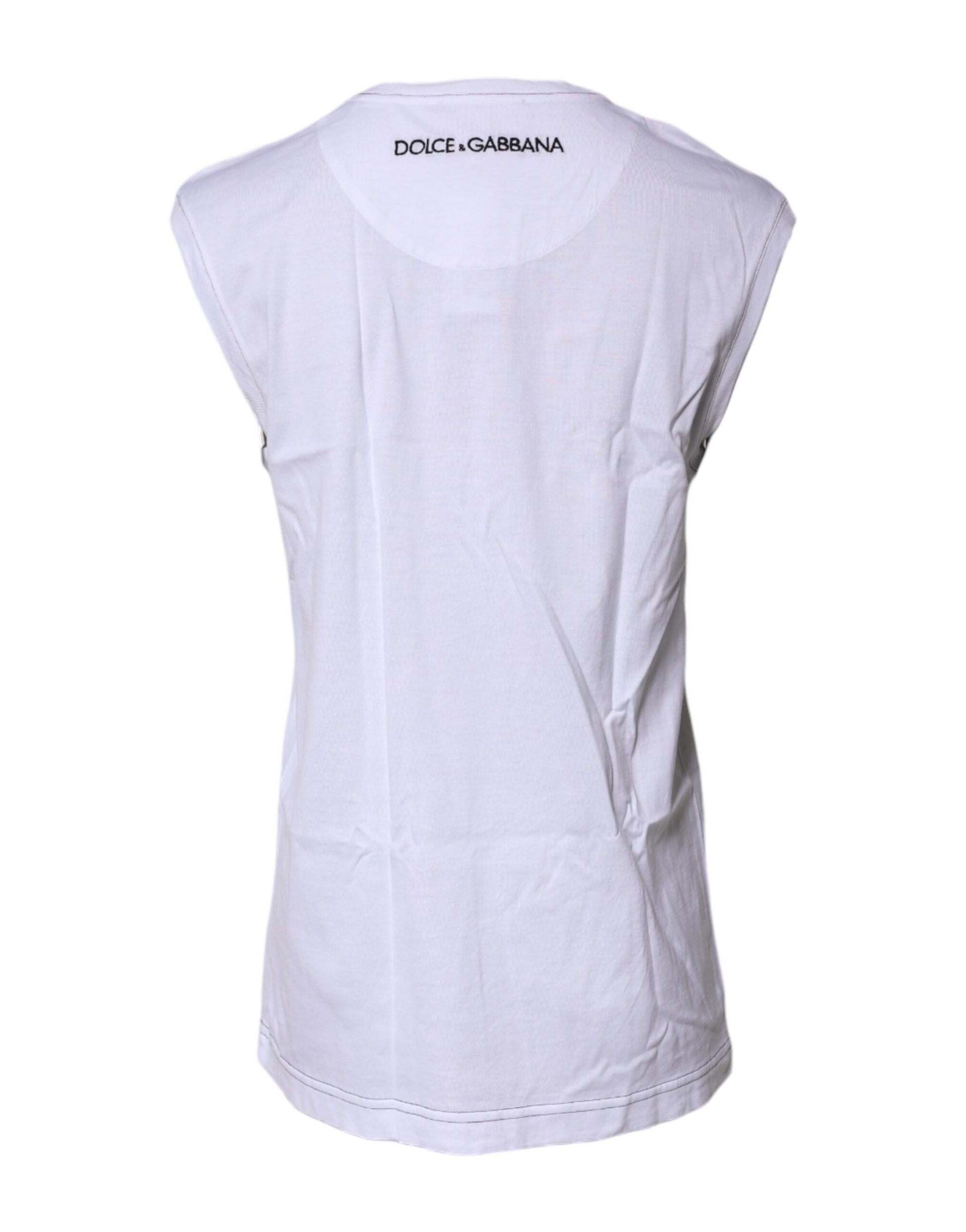 Dolce & Gabbana White T-Shirt side view