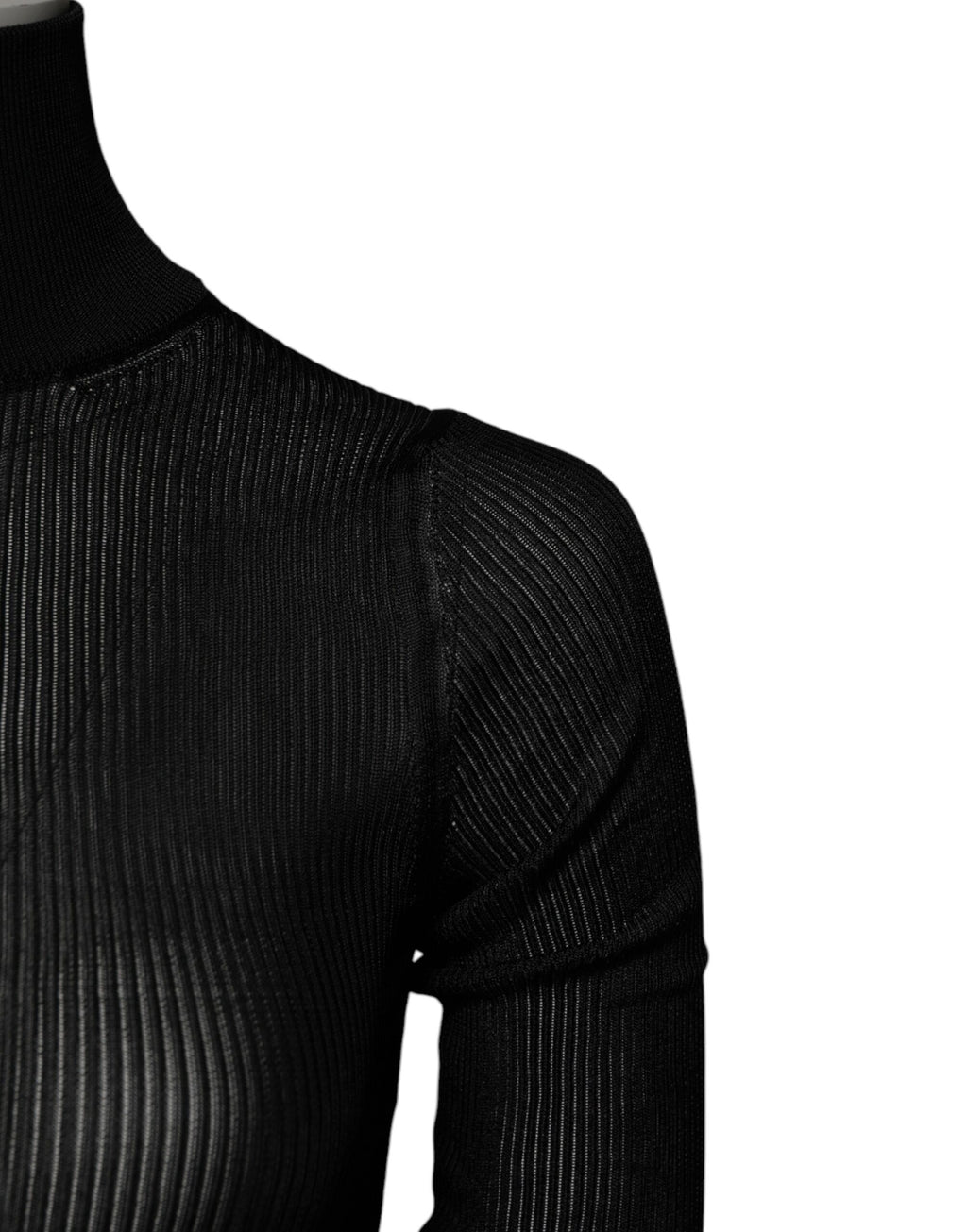 Dolce & Gabbana Black Long Sleeve T-Shirt for Women detail view