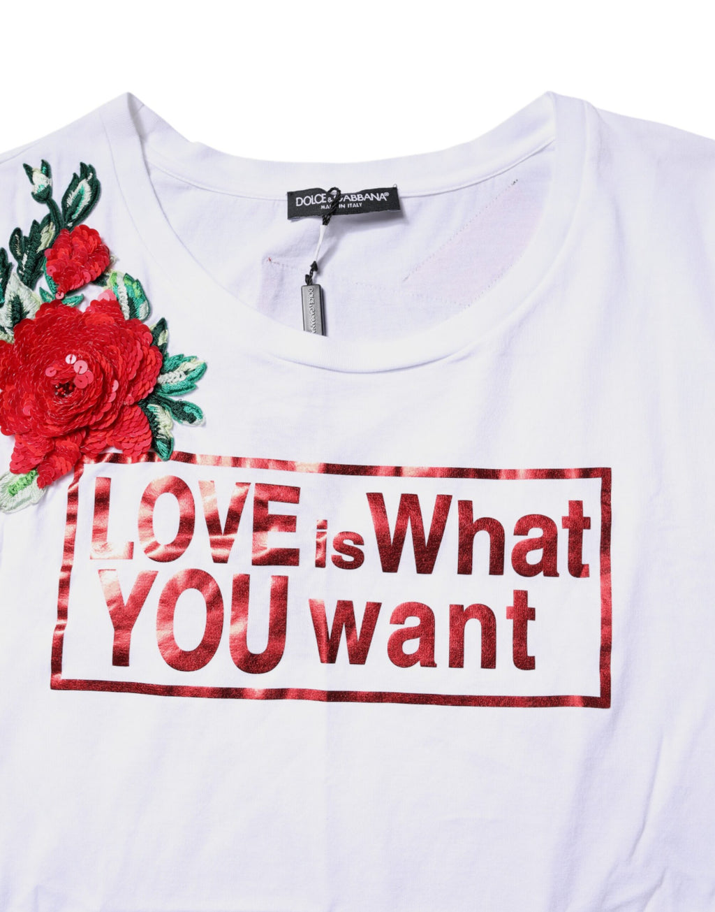 Dolce & Gabbana White Sleeveless T-Shirt for Women additional view